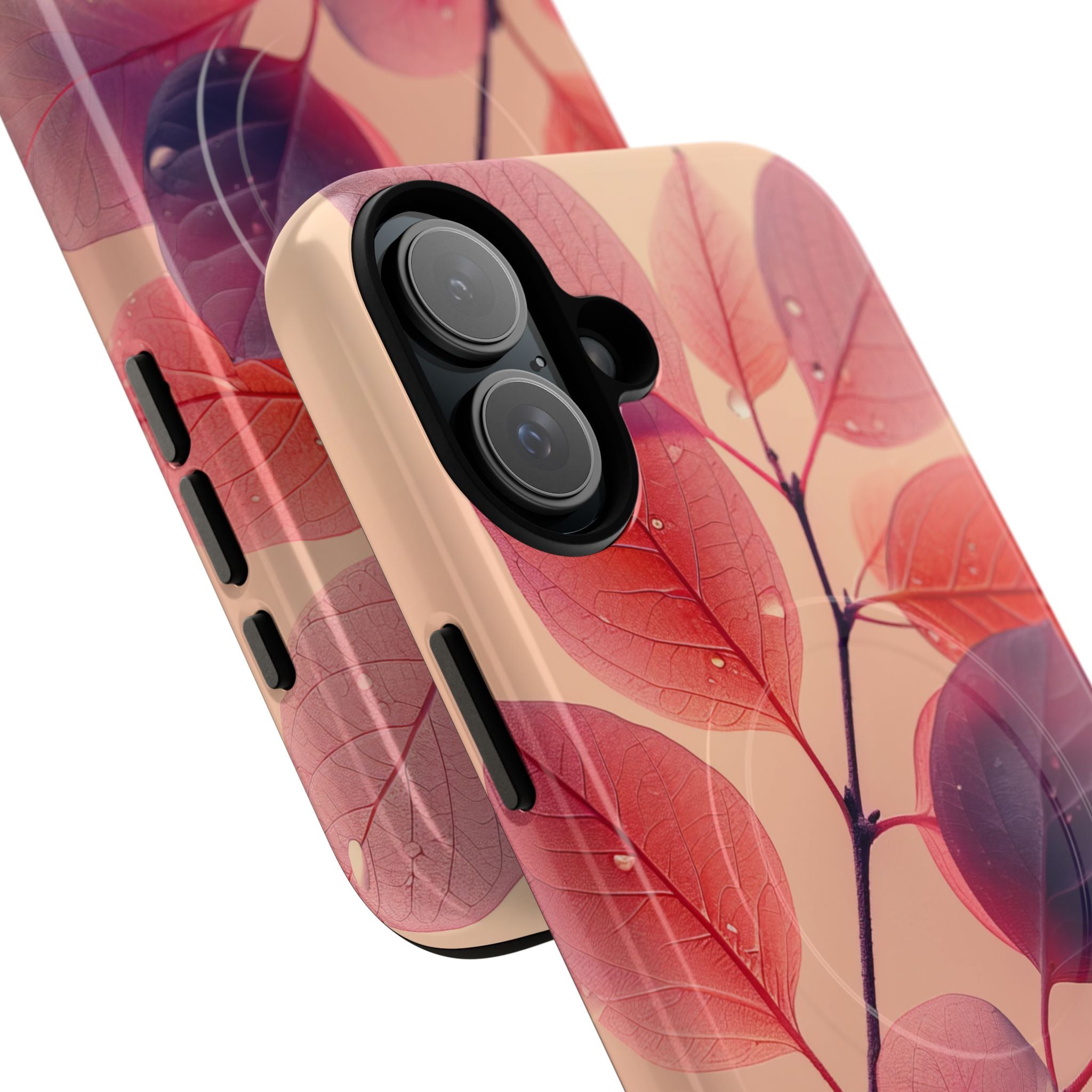 Dewy Magenta Foliage · Tough+ Phone Case for iPhone · Magsafe