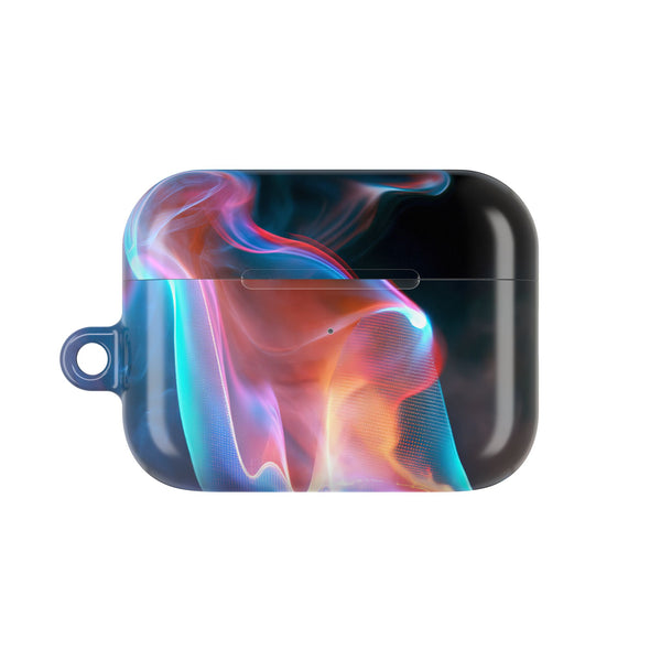 Neon Waveform · Hard Case for AirPods & AirPods Pro · Black