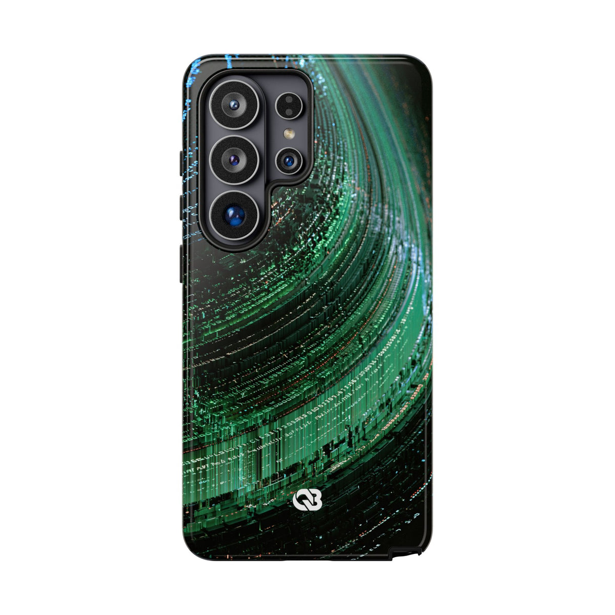 Orbital Data Stream · Tough Phone Case for Samsung · Green