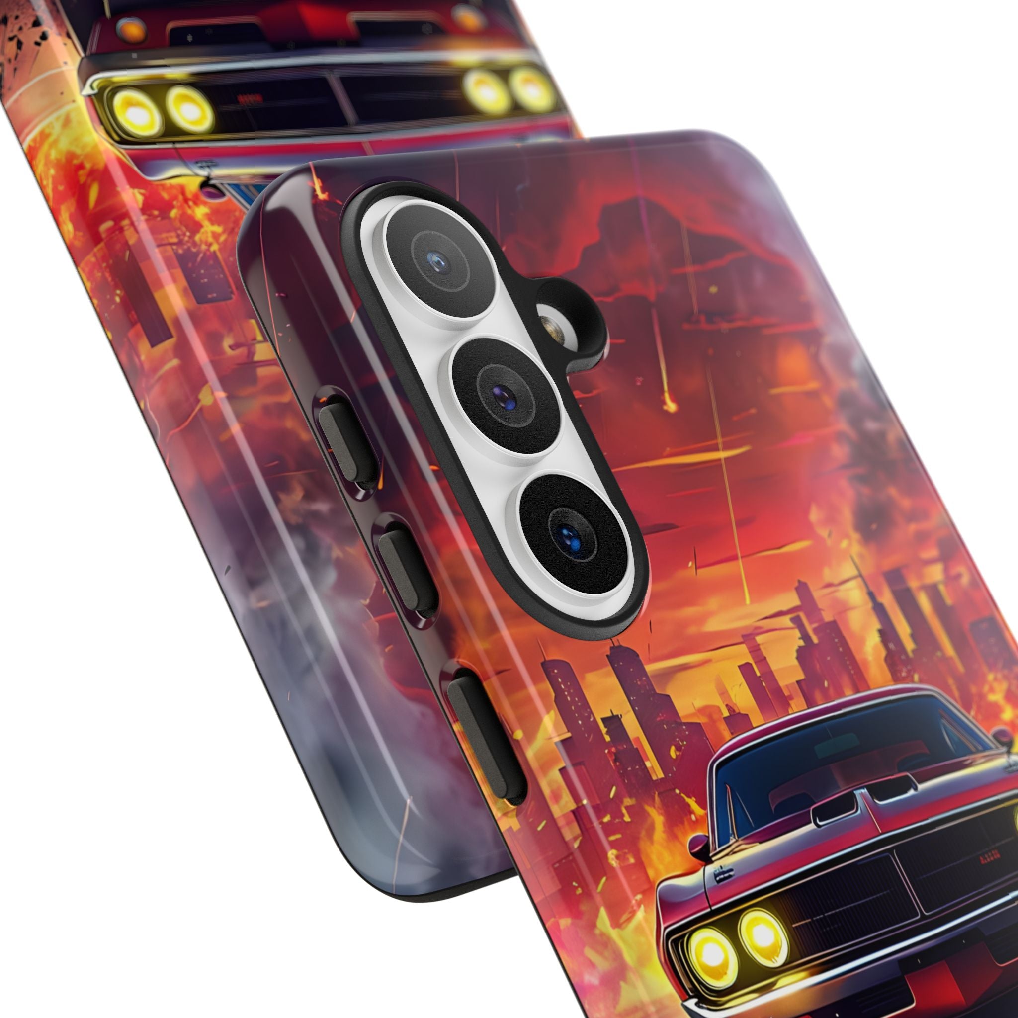 Inferno City Run · Tough Coque de téléphone pour Samsung