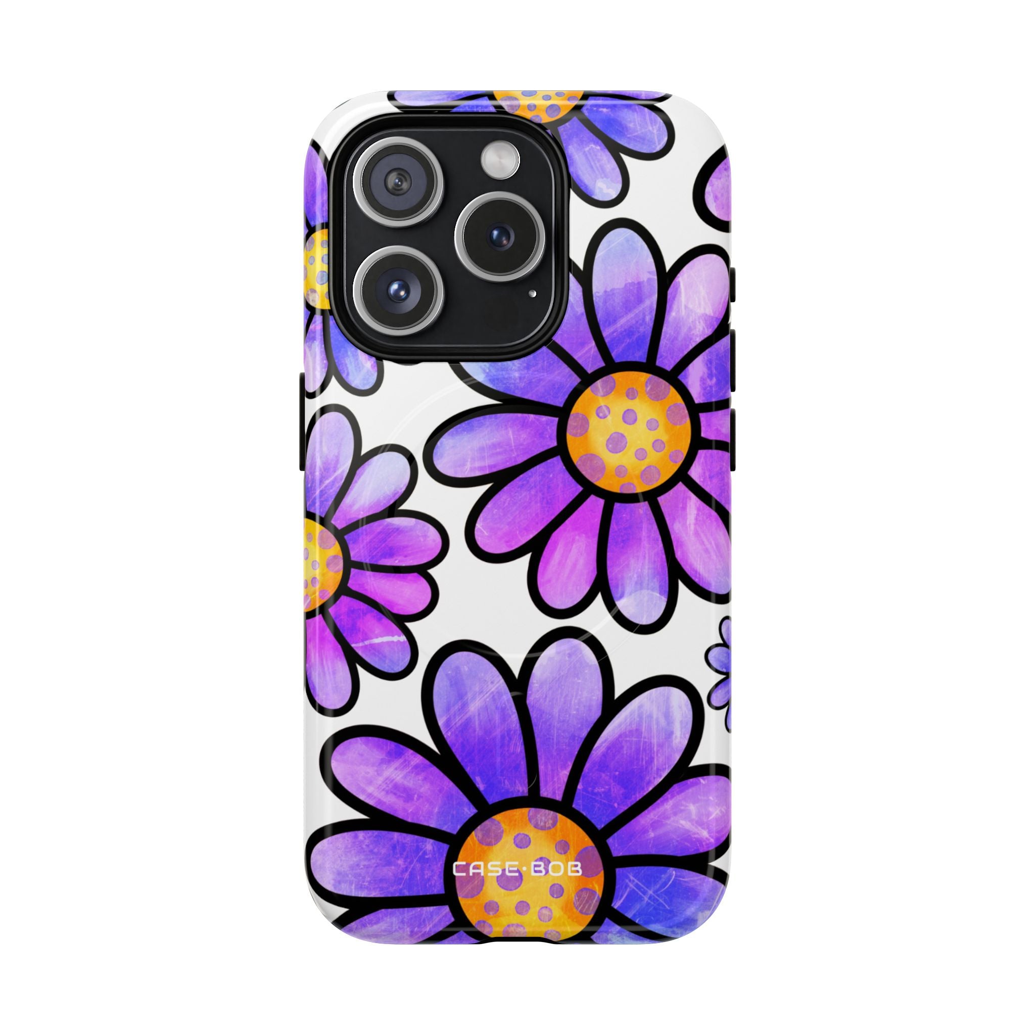 Polka Dot Blooms iPhone 15 Pro Case - Tough+