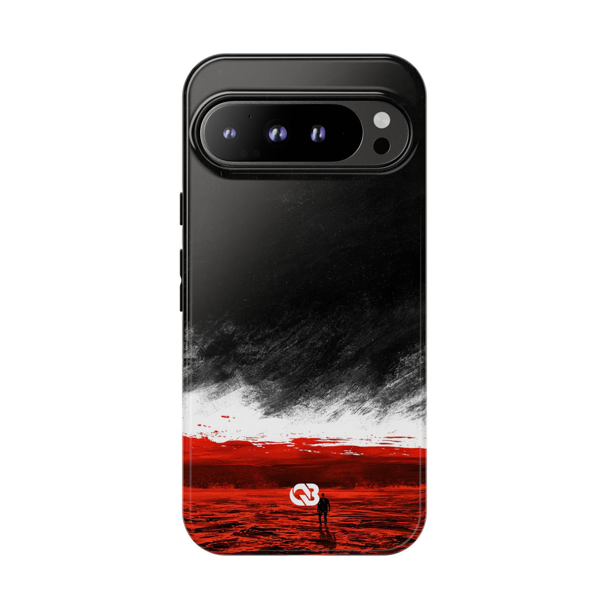 Crimson Void · Tough Phone Case for Pixel · Black
