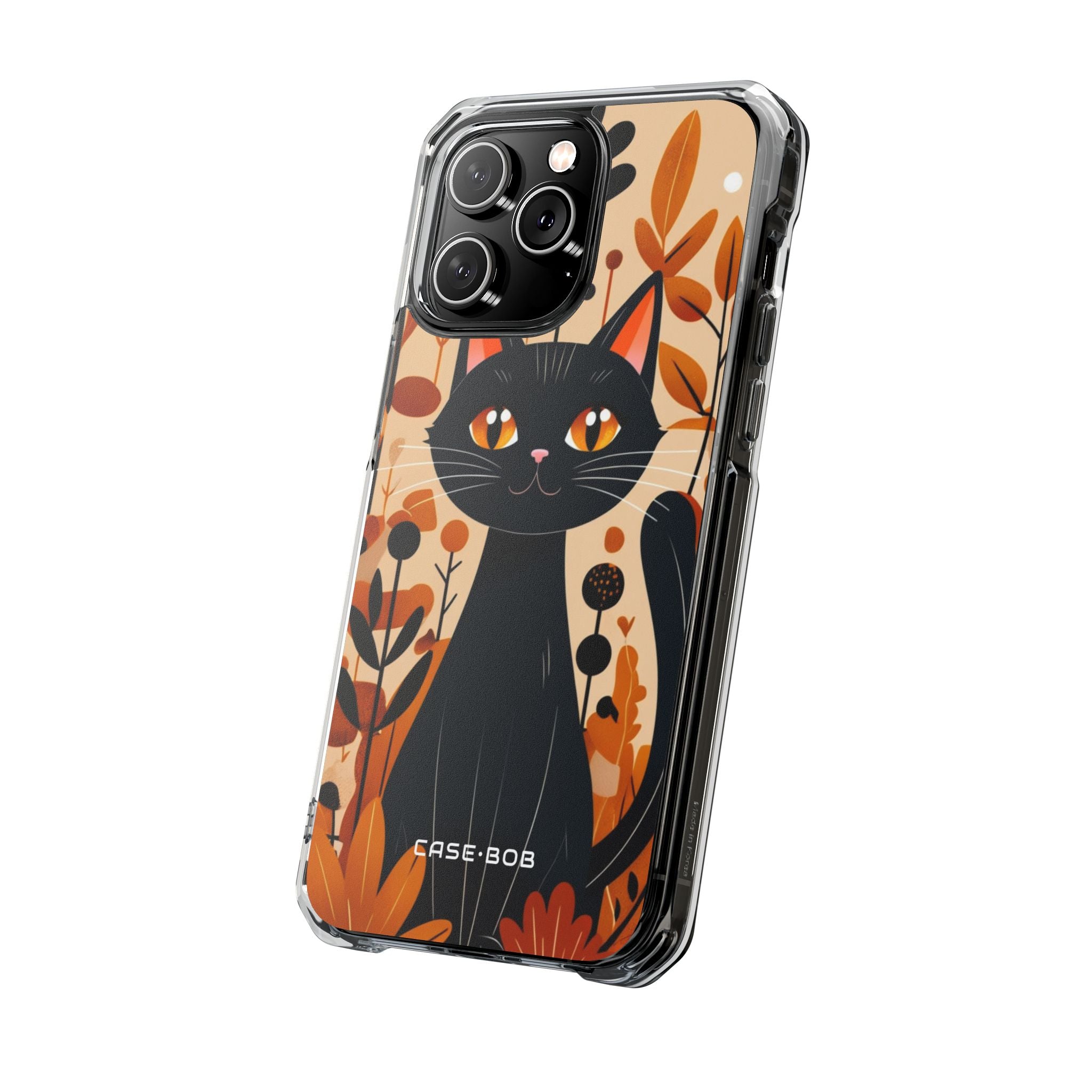Black Cat Glow iPhone 14 Pro Max Case - Impact