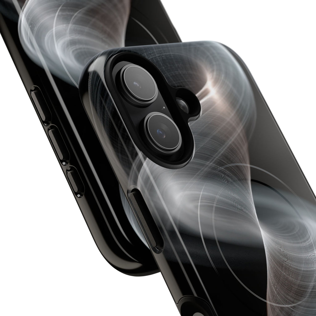 Luminous Vortex · Tough 2.0 Magnetic Phone Case for iPhone · Black