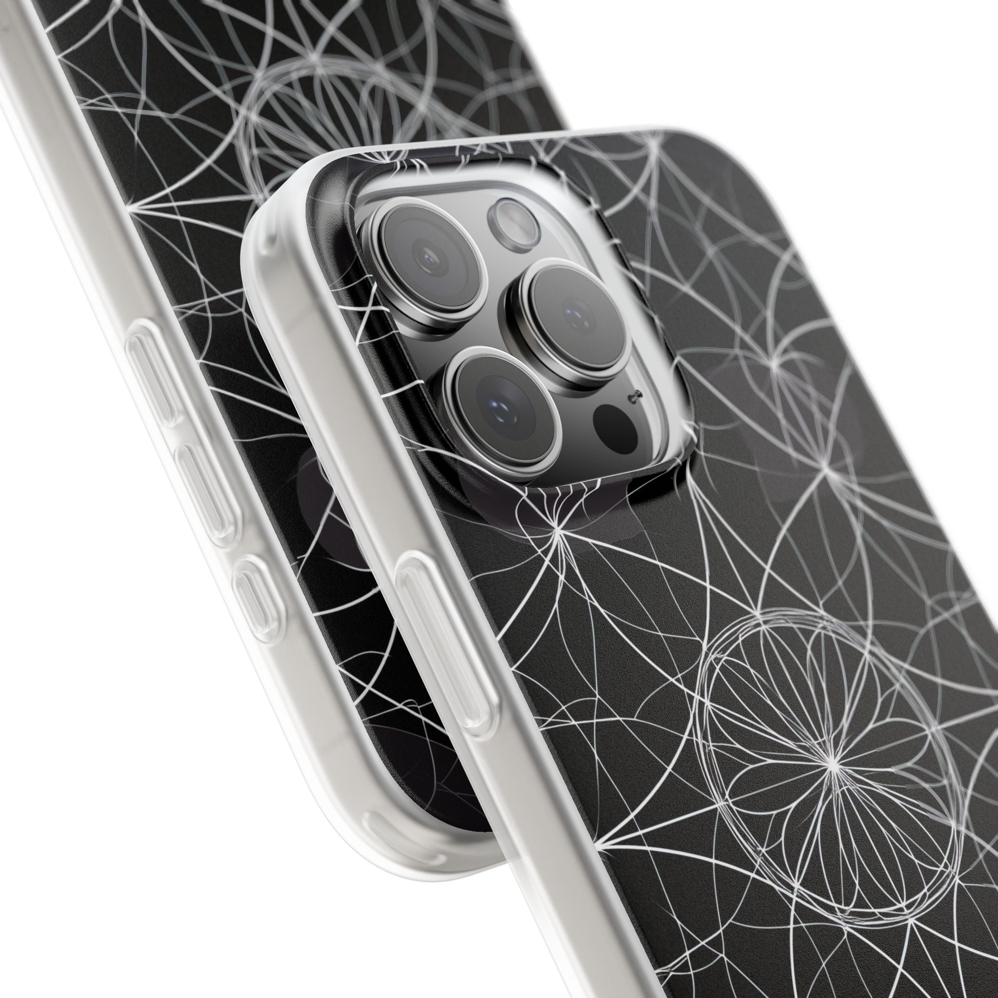 Radiant Petal Orbit iPhone 16 Pro Max Case - Soft