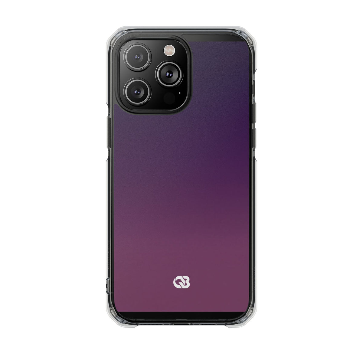 Velvet Dusk · Clear Impact Magnetic Phone Case for iPhone · Purple