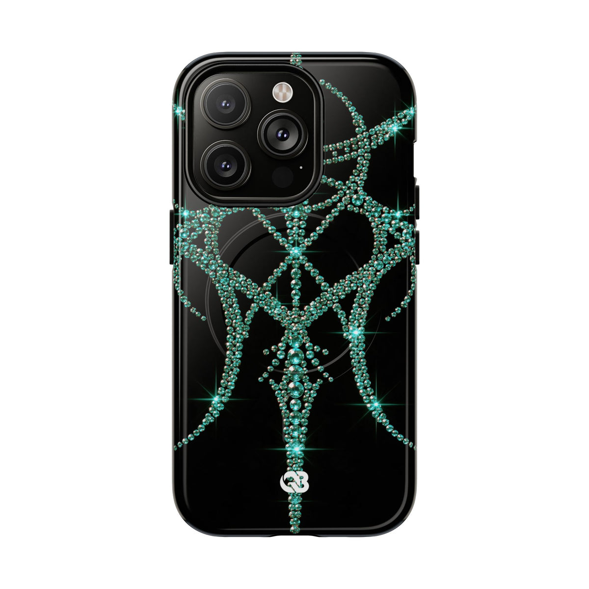 Teal Cyber Sigil · Tough 2.0 Magnetic Phone Case for iPhone · Teal