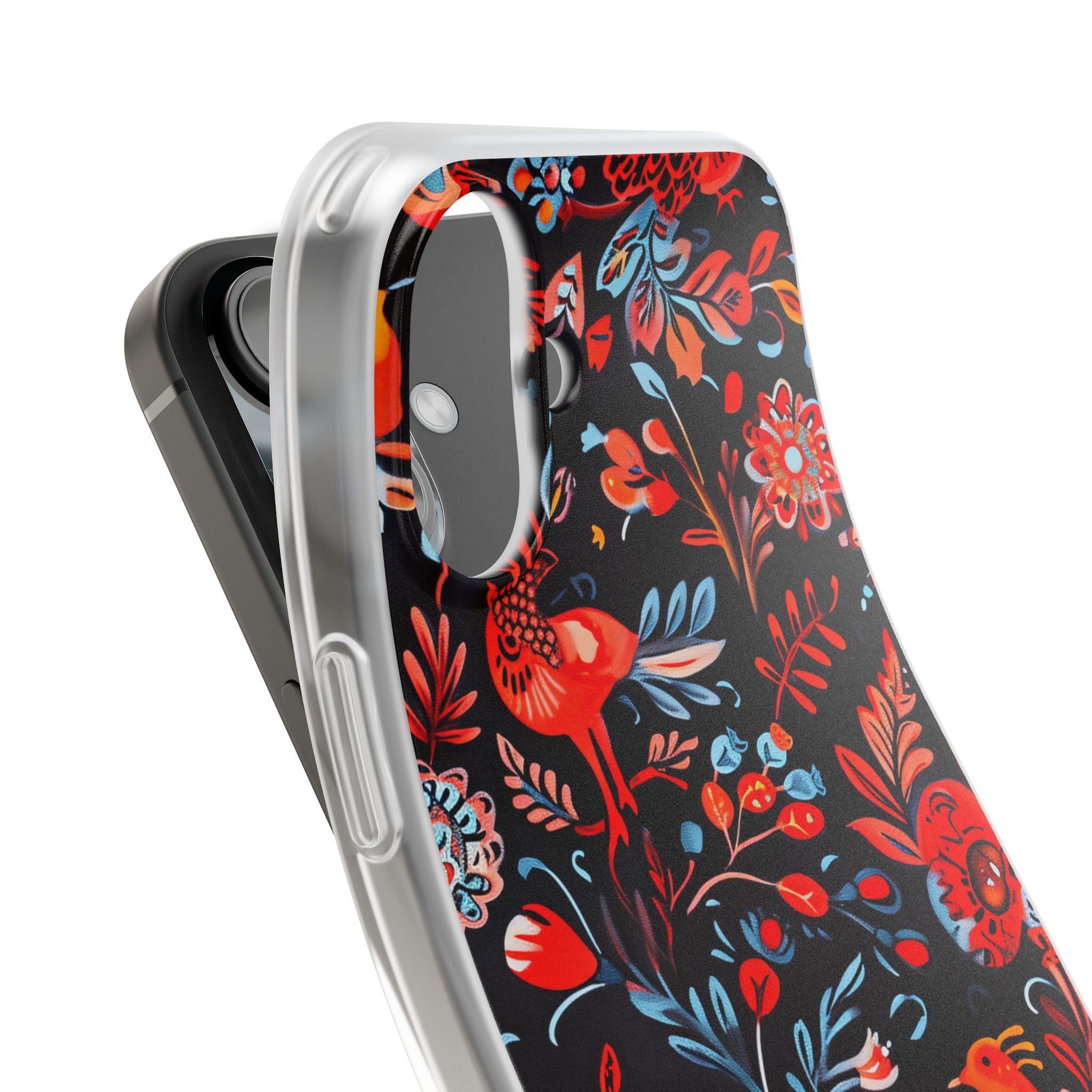 Vivid Birdscape iPhone 16 Plus Case - Soft