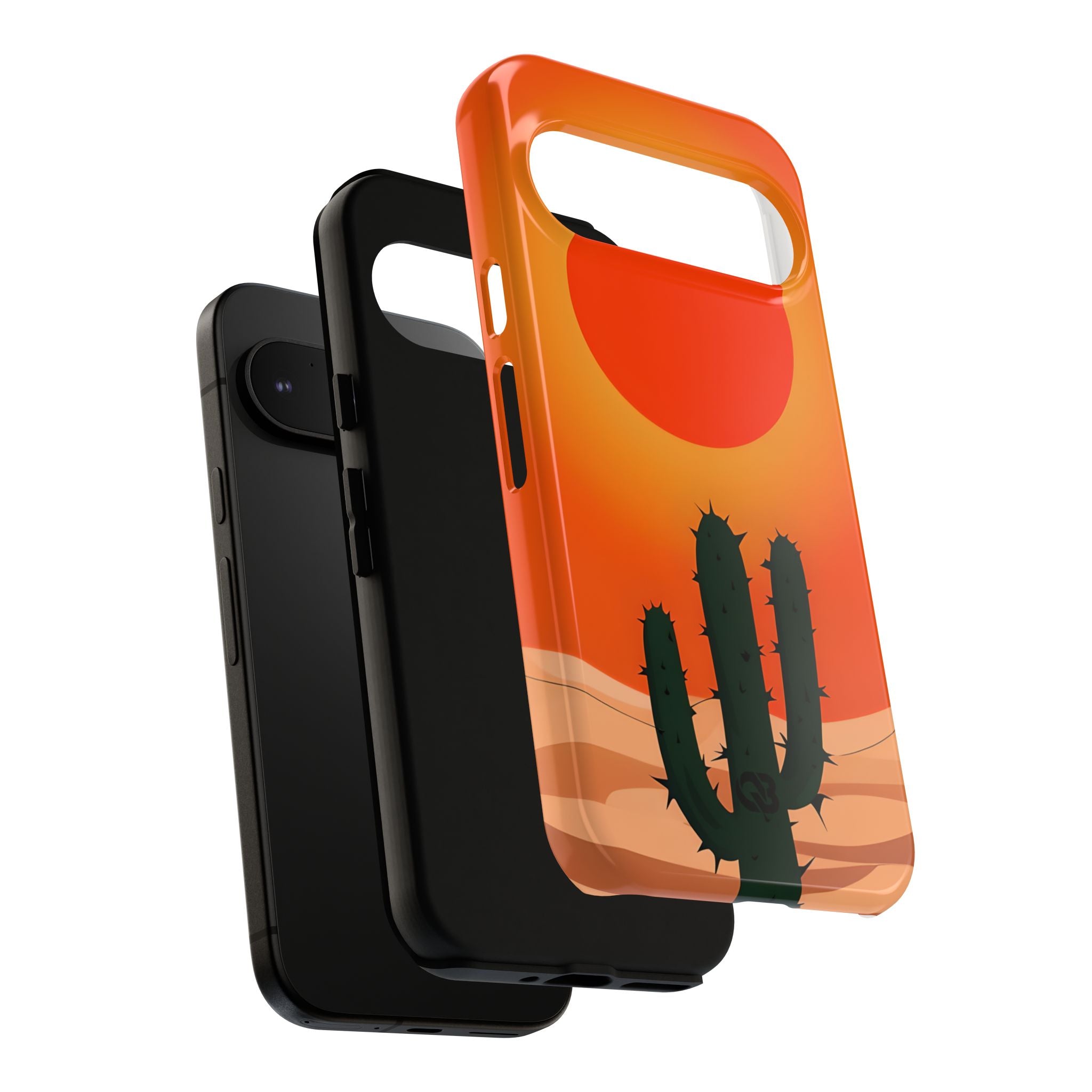Scorched Saguaro Sunset · Coque de téléphone Tough pour Google Pixel