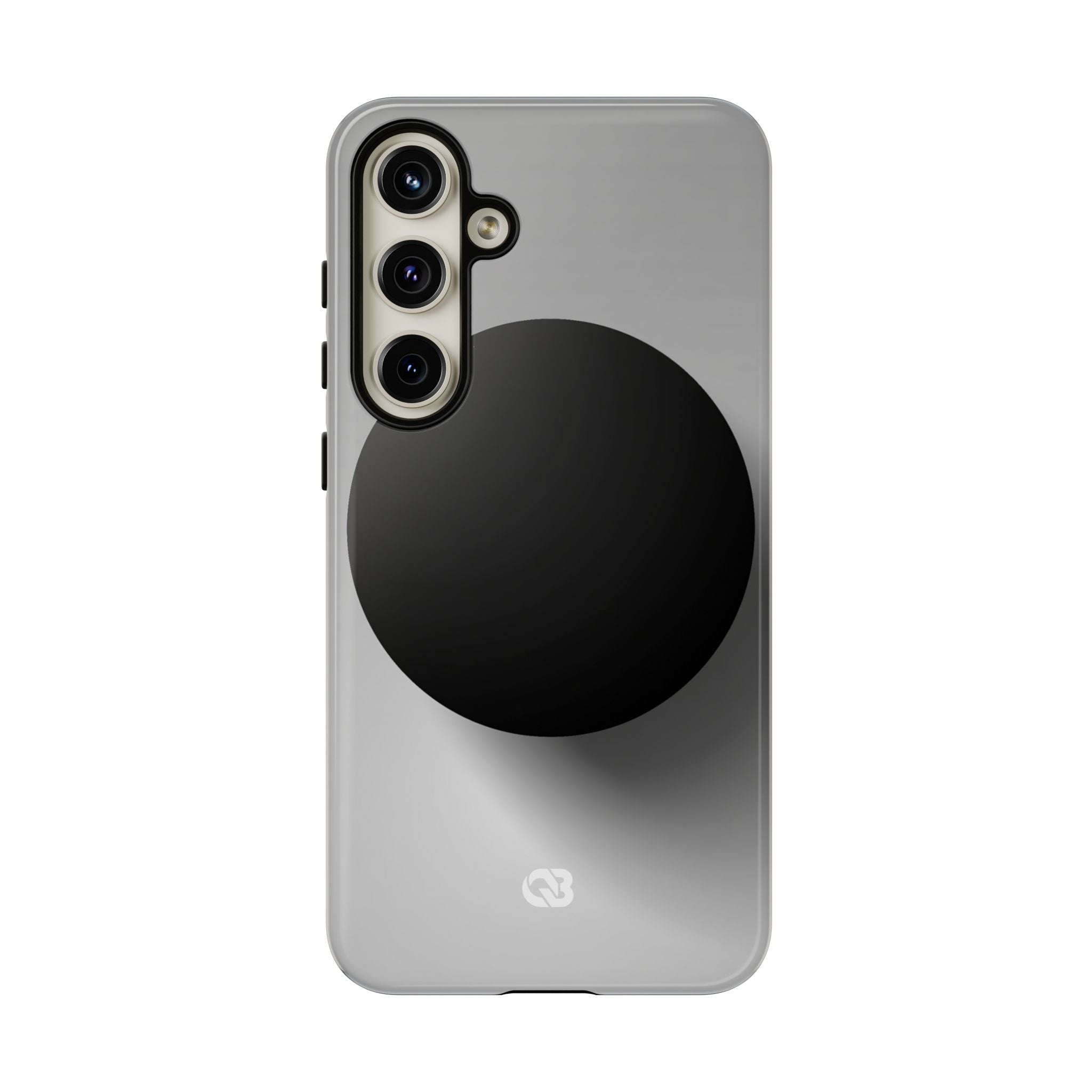 Grey Tough Phone Case for Samsung - Matte Onyx Sphere