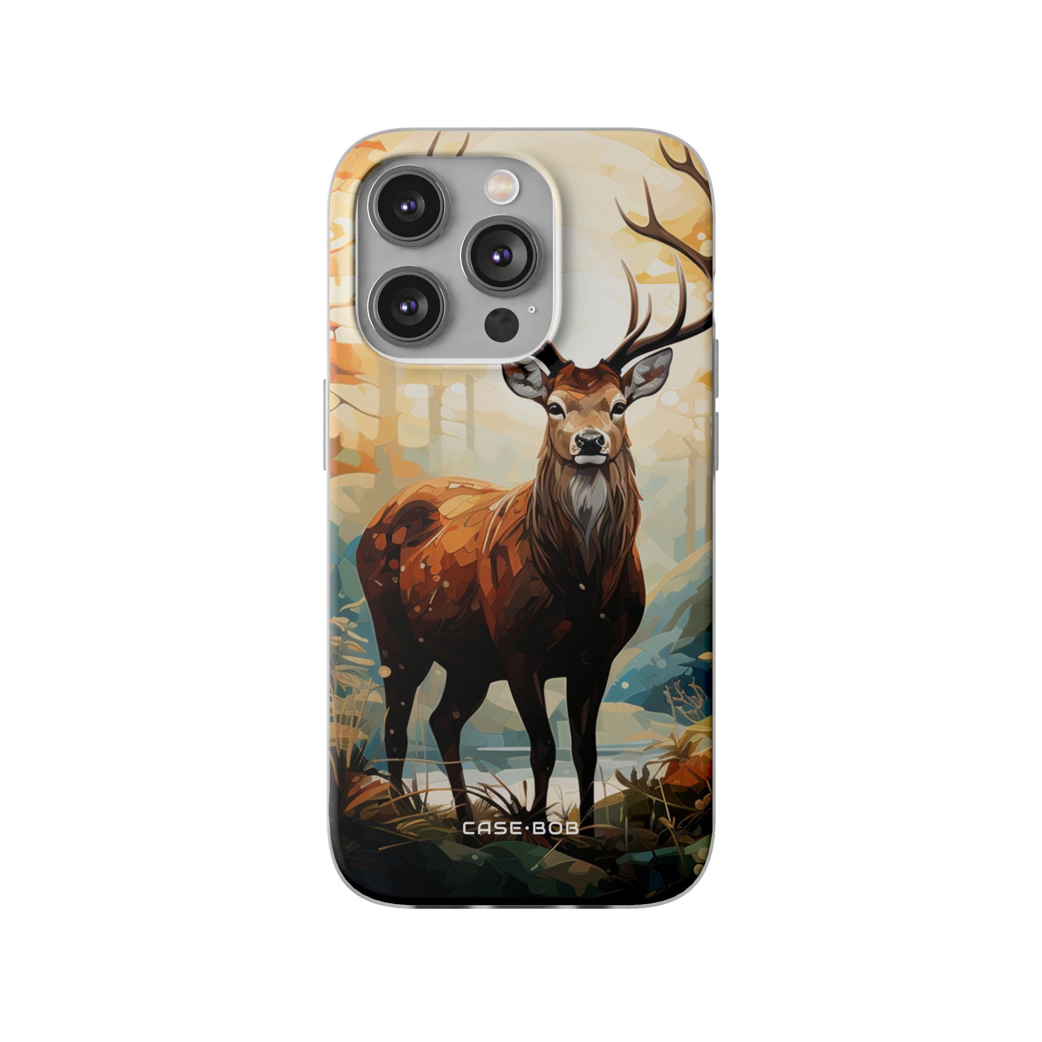 Glowing Stag iPhone 14 Pro Case - Soft - CASE•BOB