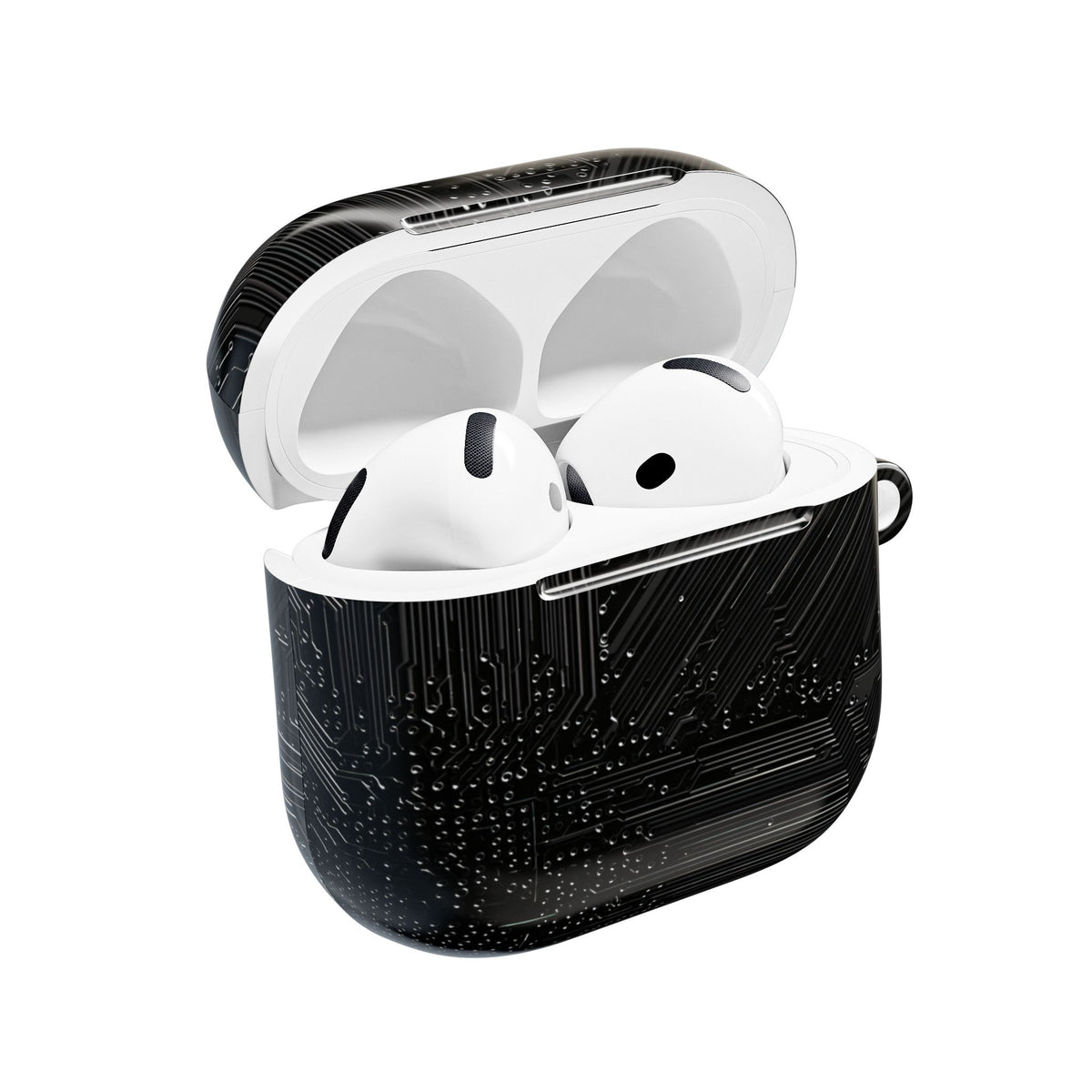 Obsidian Circuitry · Hard Case for AirPods & AirPods Pro · Black