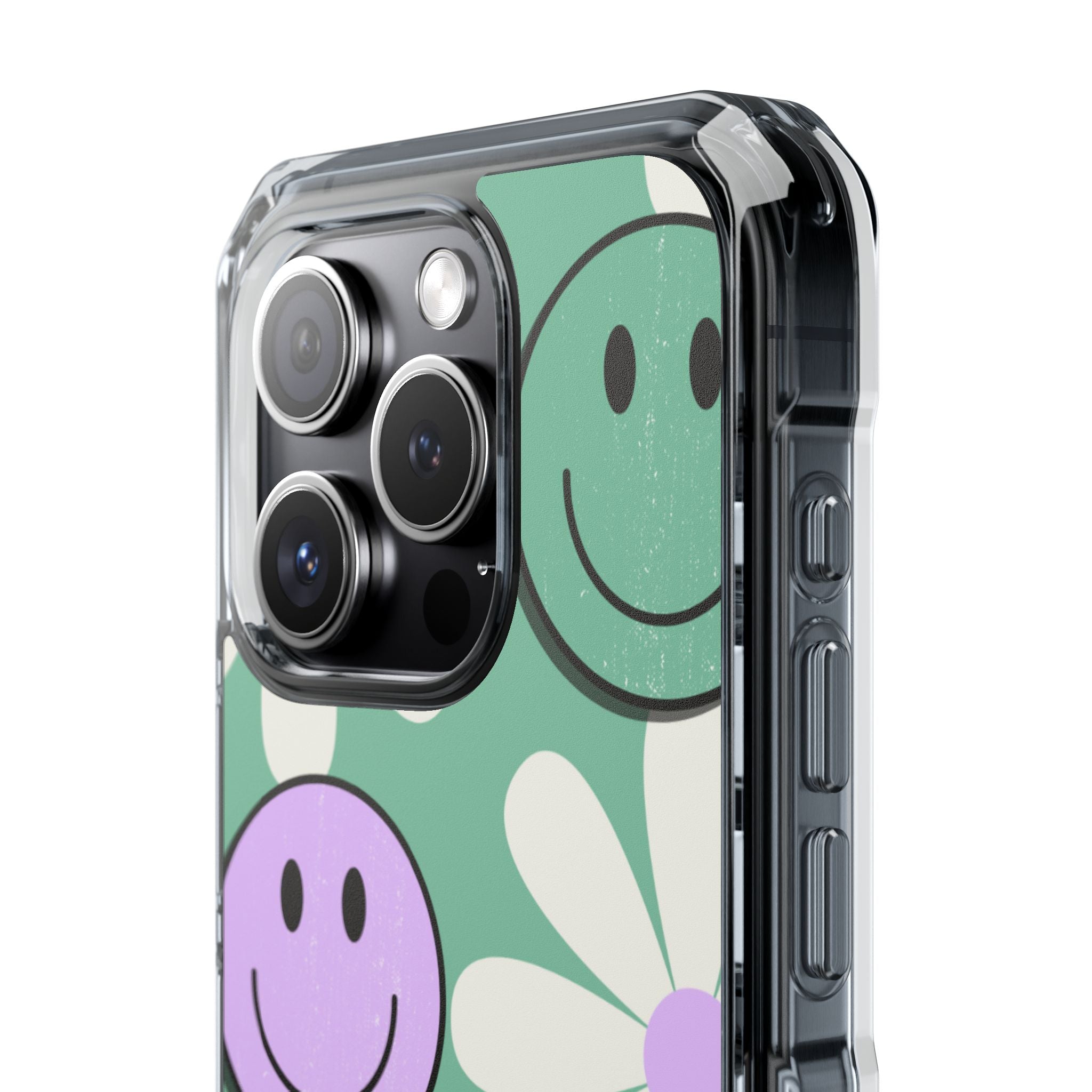 Smiley Daisy Glow iPhone 15 Pro Cover - Impact