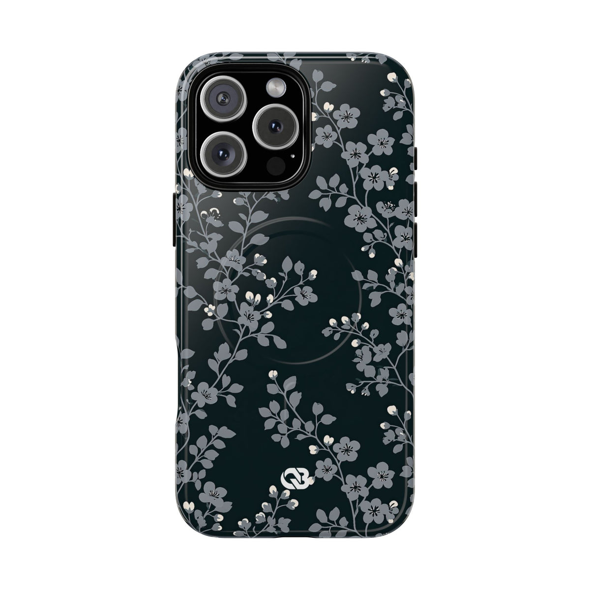 Nocturne Blossom Branch · Tough 2.0 Magnetic Phone Case for iPhone · Black