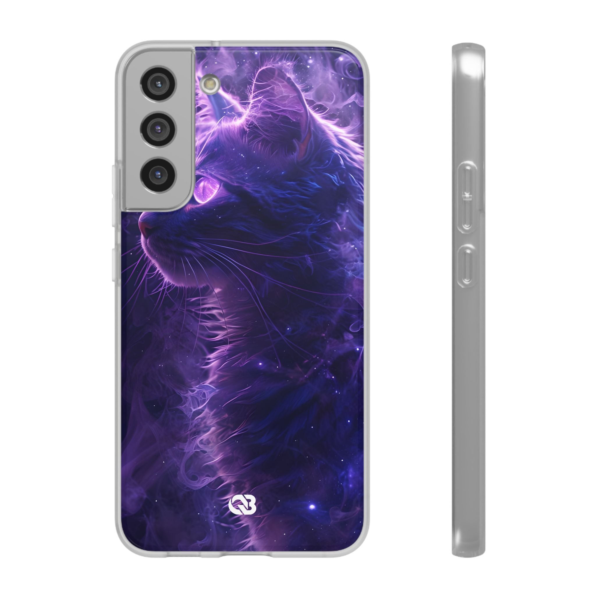 Purple Void Feline · Soft Custodia per Samsung