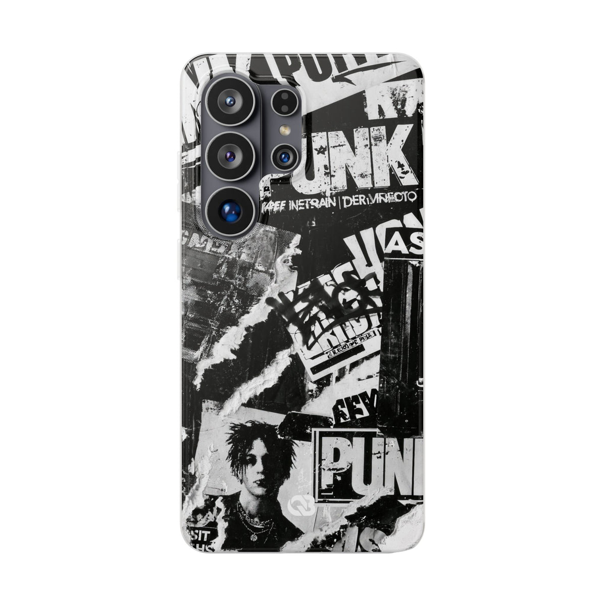 Underground Punk Collage · Lite Phone Case for Samsung · Black