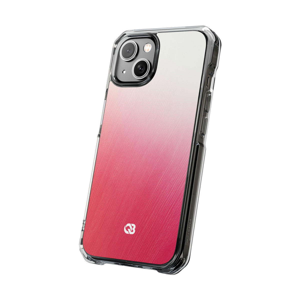 Rose Haze · Clear Impact Magnetic Phone Case for iPhone · Pink