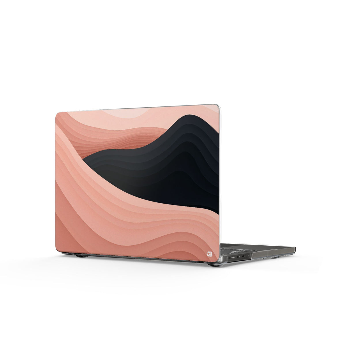 Terracotta Dunes · Clear Hard Case for MacBook · Pink