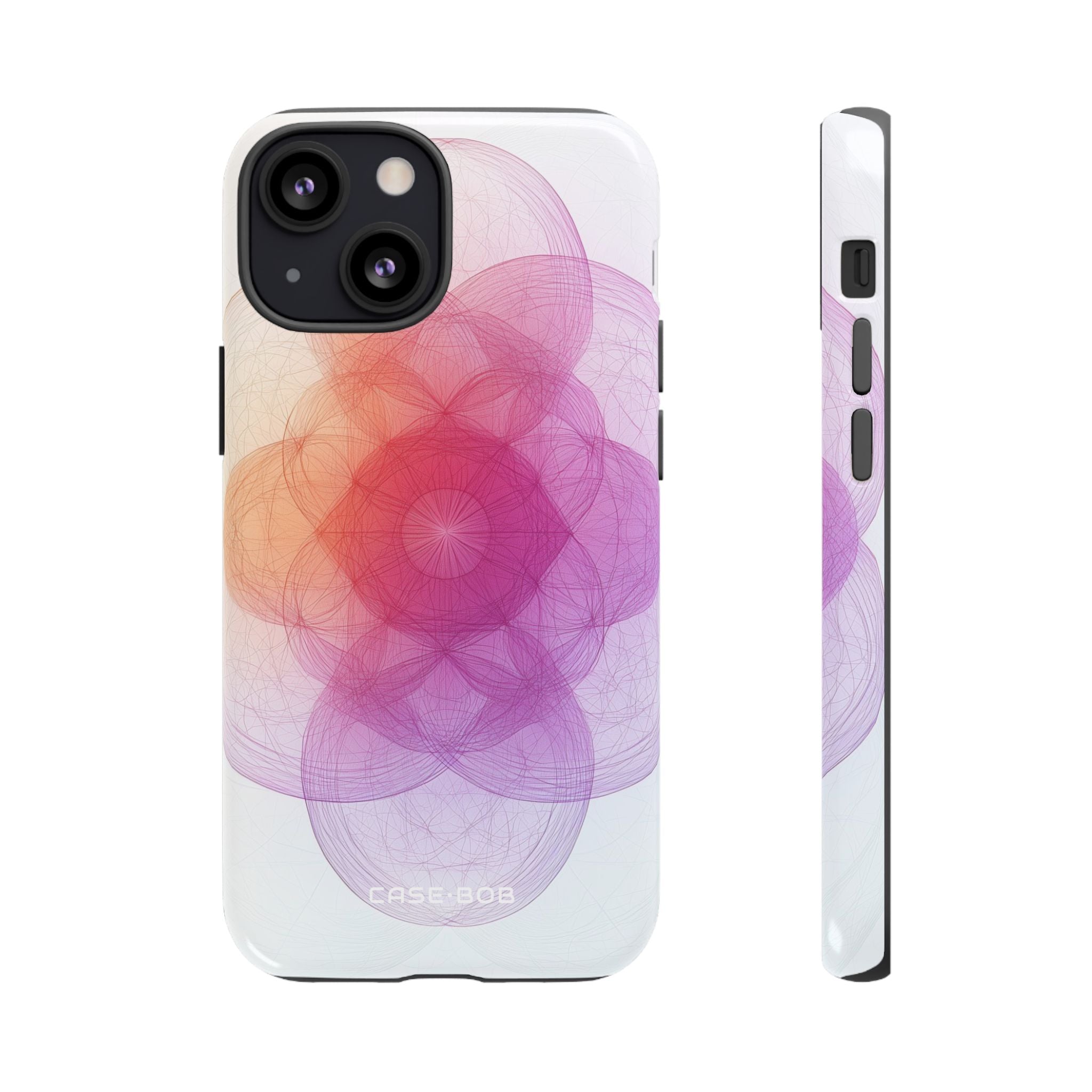 Kukkainen säteily iPhone 13 Mini -kova suojakotelo