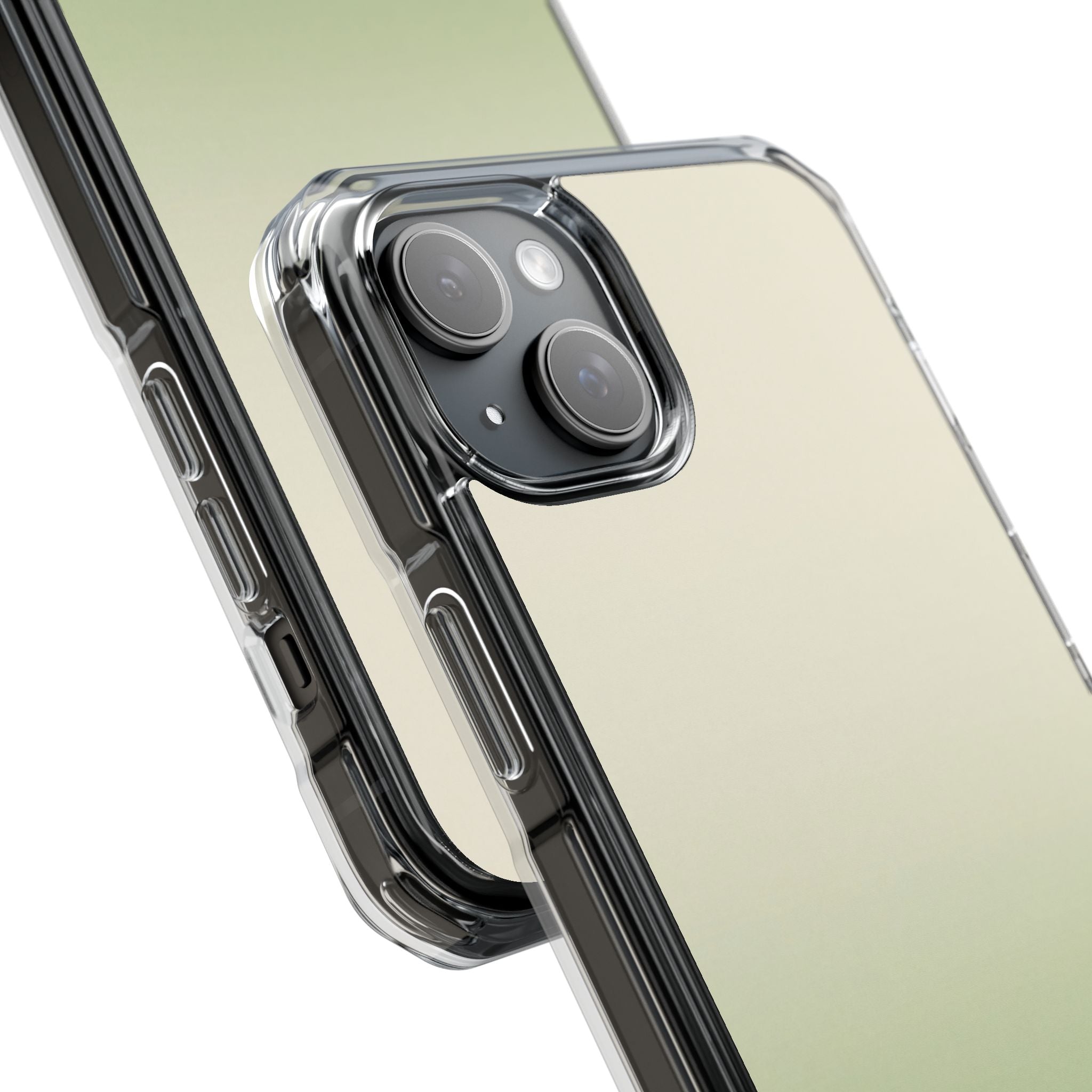 Green Impact MagSafe Phone Case for iPhone - Bone Sage Fade