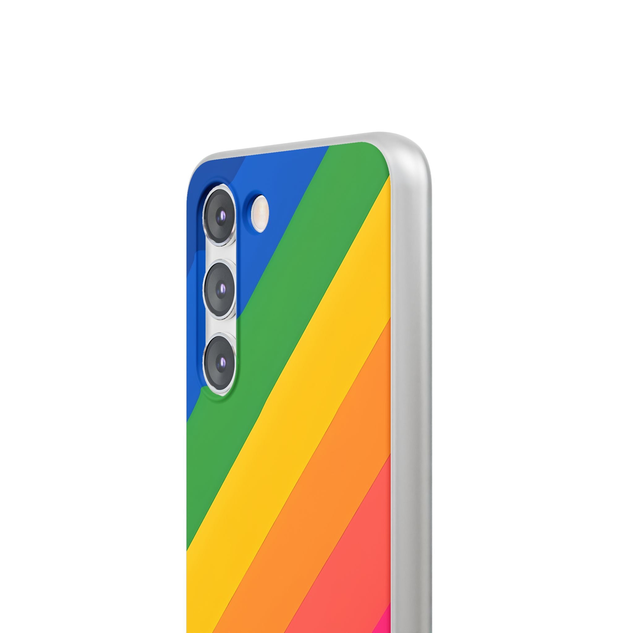 Vibrant Spectrum Slope · Soft Phone Case for Samsung