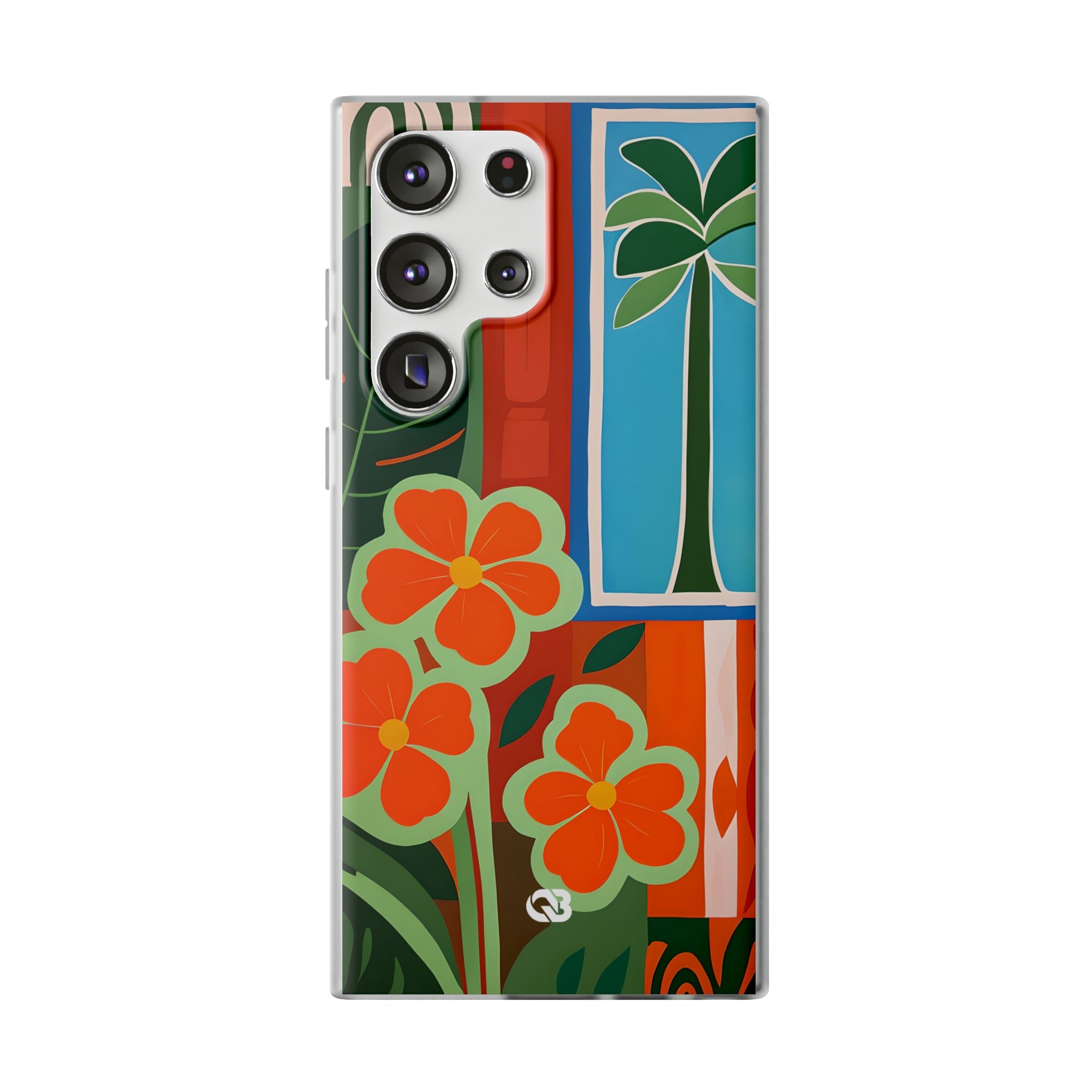 Vivid Jungle Collage · Soft Phone Case for Samsung