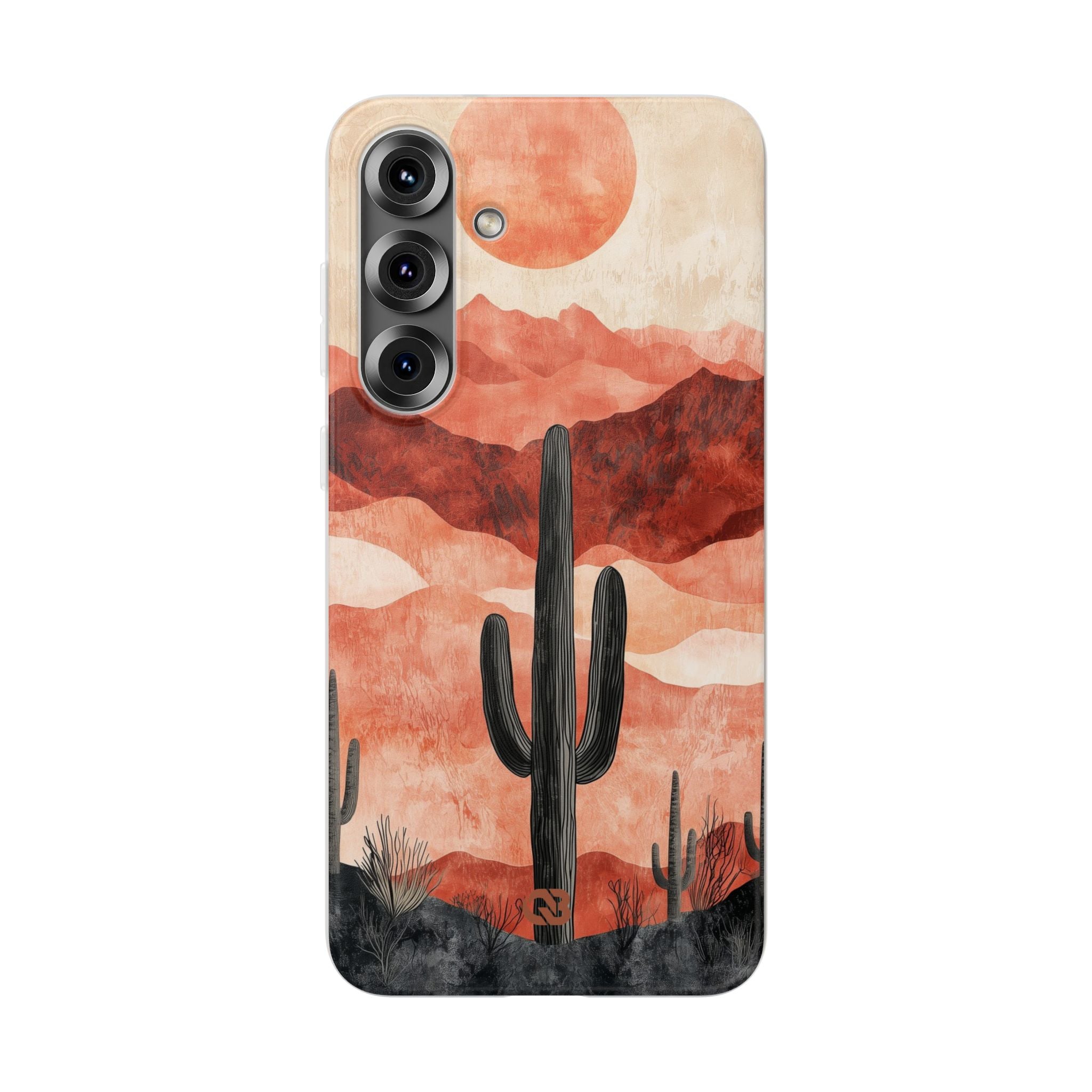 Terracotta Desert Sun · Soft Phone Case for Samsung