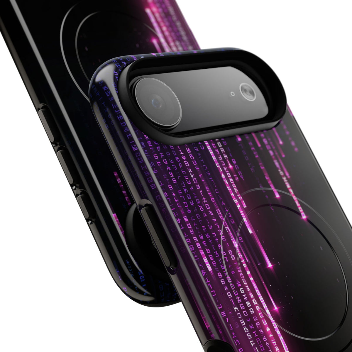 Binary Cascade · Tough 2.0 Magnetic Phone Case for iPhone · Black