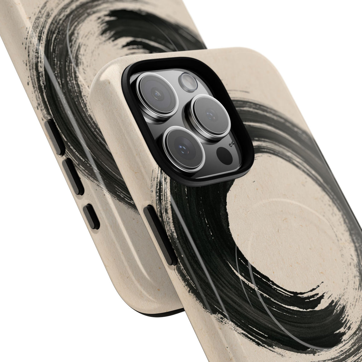 Zen Ensō Circle · Tough 2.0 Magnetic Phone Case for iPhone · Beige