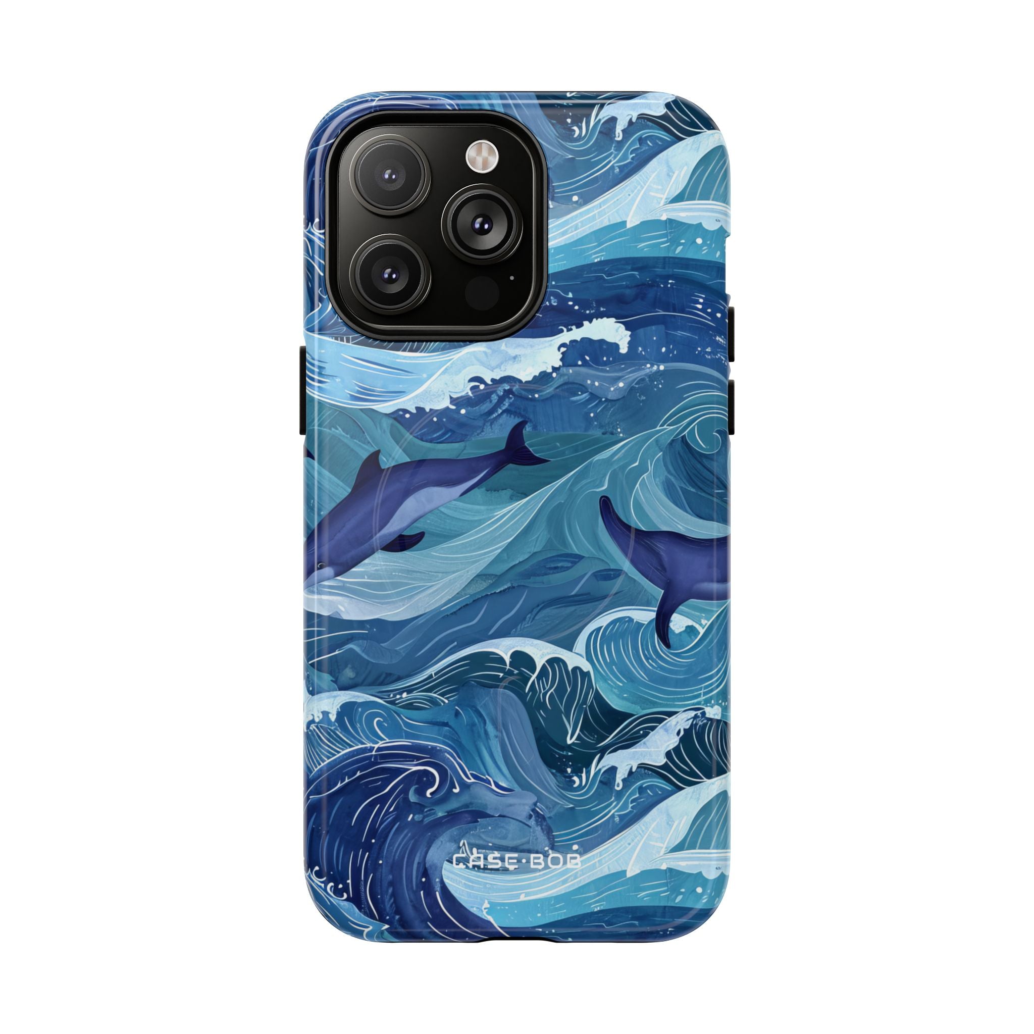 Dolphin Waves iPhone 14 Pro Max Case - Tough+