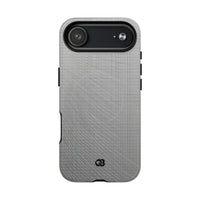 Grey Tough 2.0 Magsafe Phone Case for iPhone - Chrome Mesh Warp