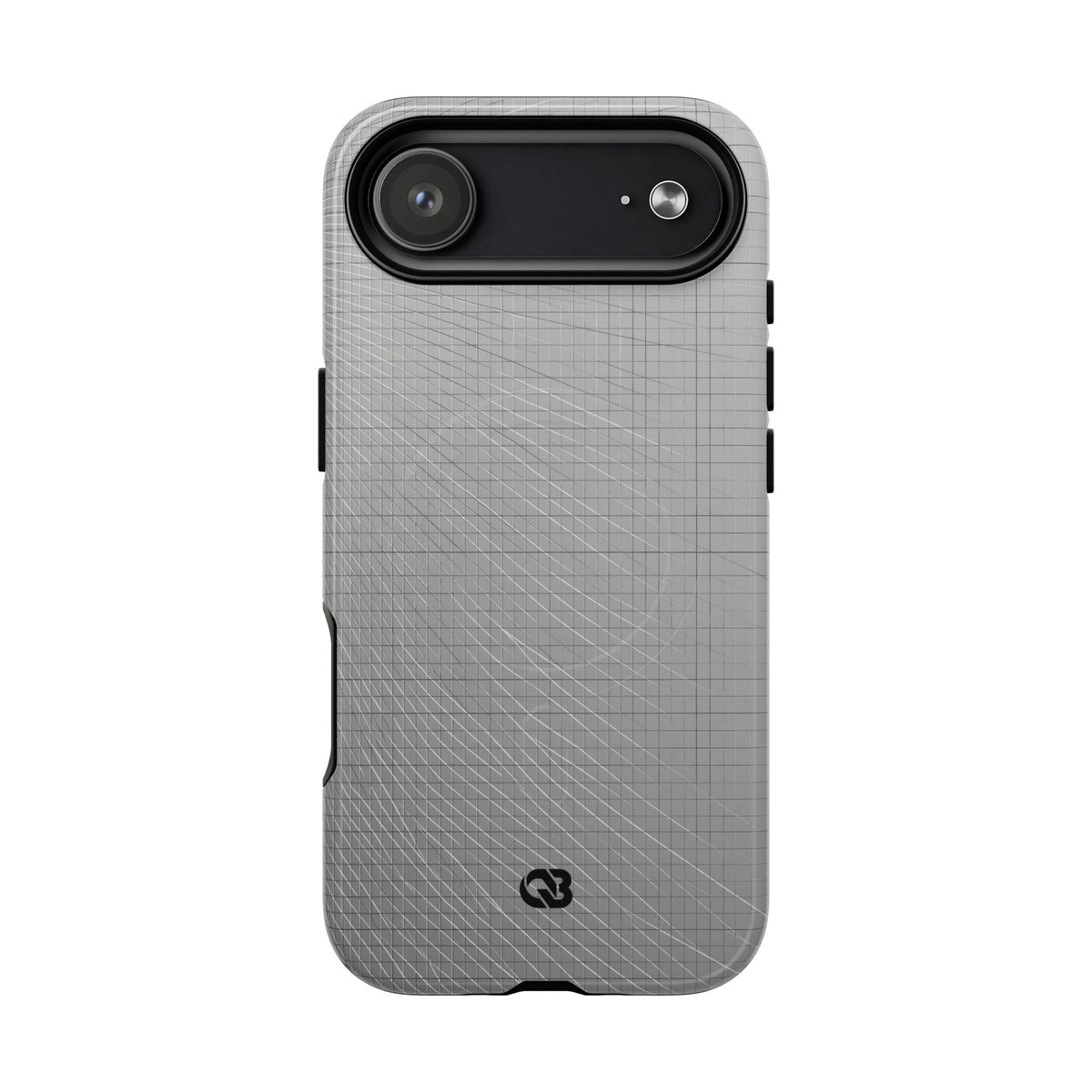 Grey Tough 2.0 Magsafe Phone Case for iPhone - Chrome Mesh Warp