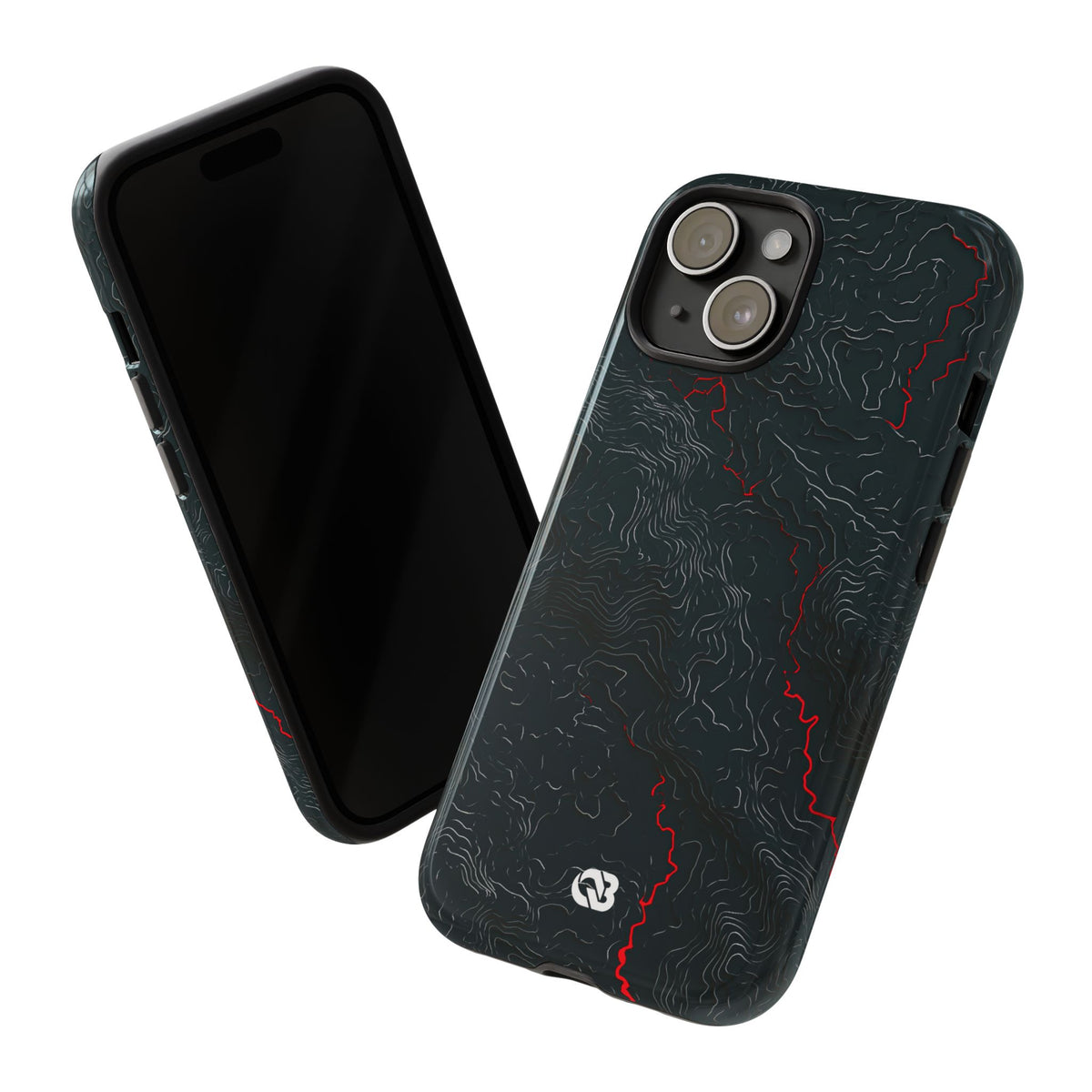 Crimson Rift · Tough Phone Case for iPhone · Black