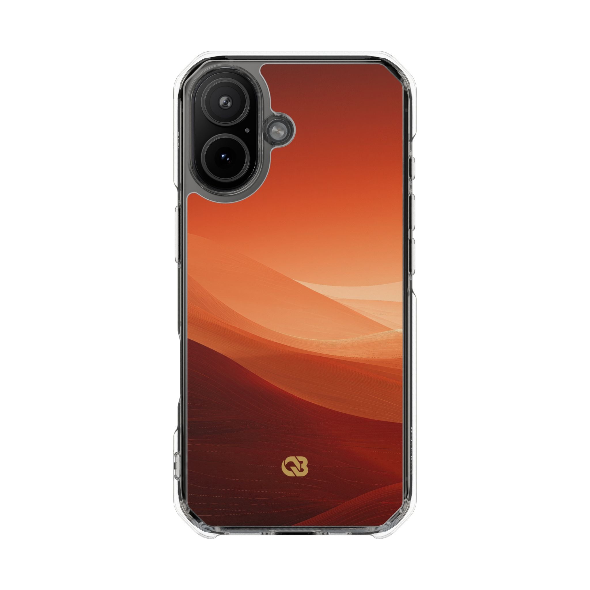 Orange Impact MagSafe Phone Case for iPhone - Crimson Dune Gradient