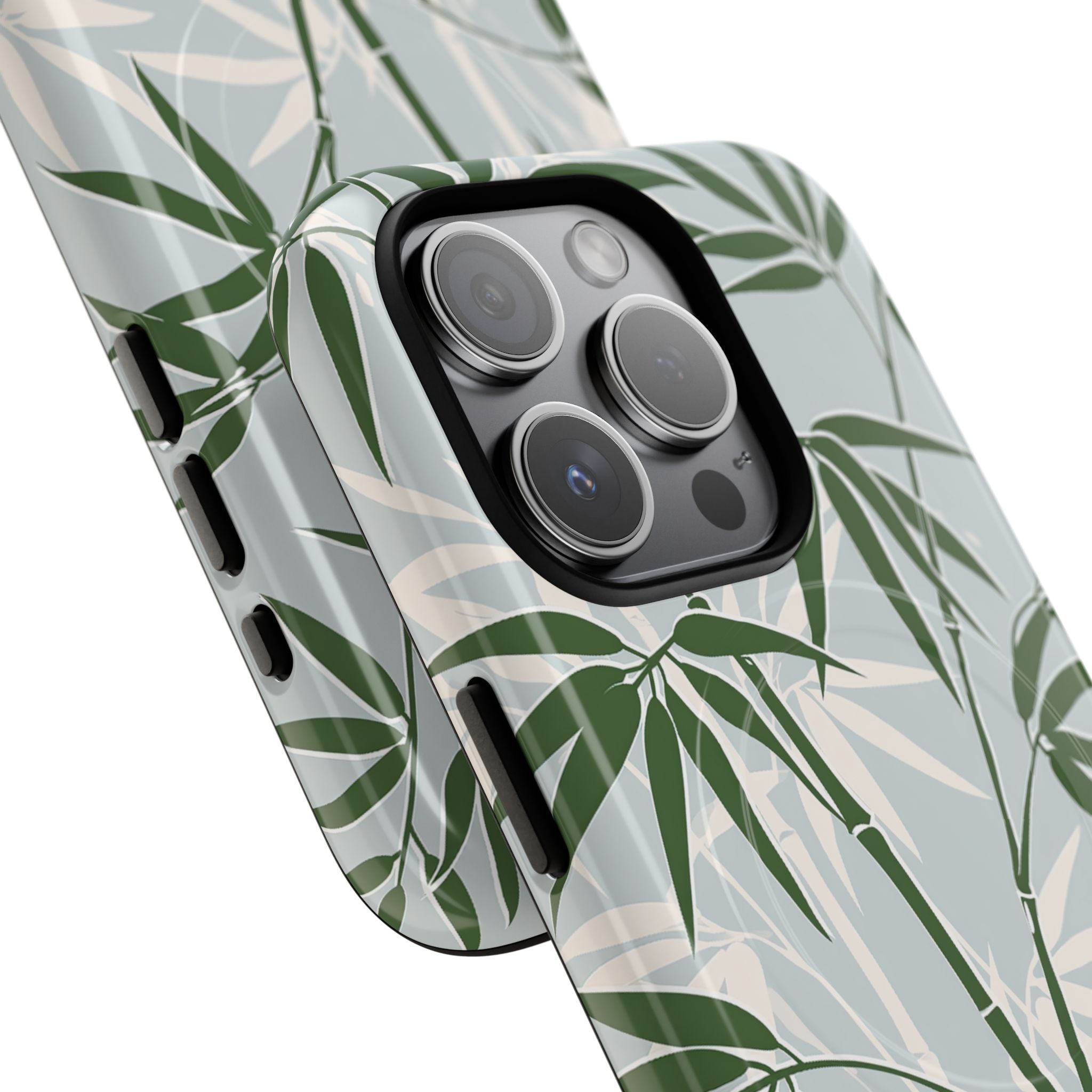 Green Tough 2.0 Magsafe Phone Case for iPhone - Kyoto Bamboo Canopy