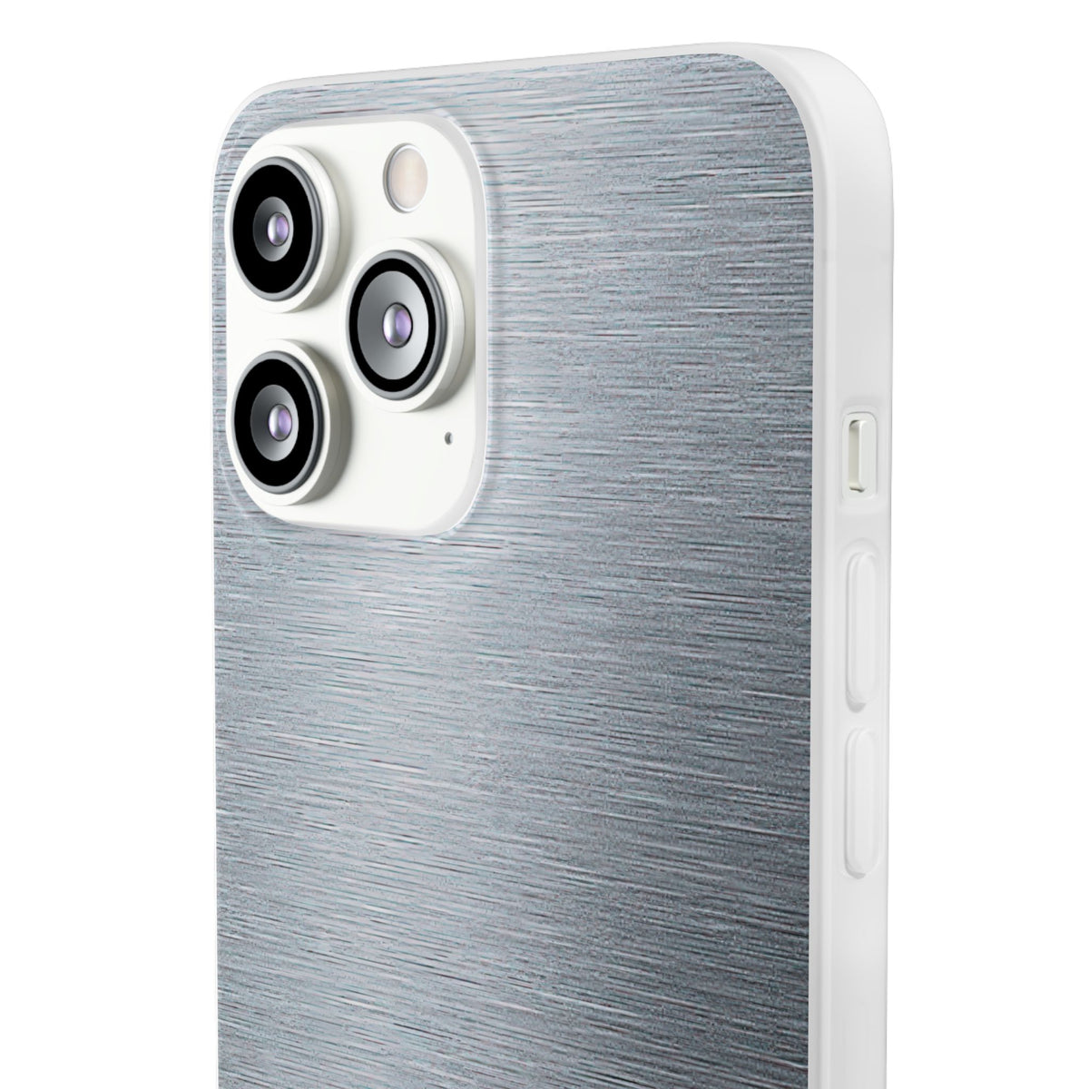 Brushed Aluminum · Lite Phone Case for iPhone · Silver