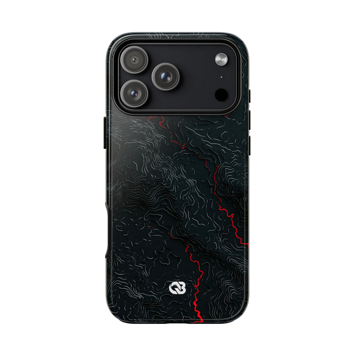 Crimson Rift · Tough Phone Case for iPhone · Black