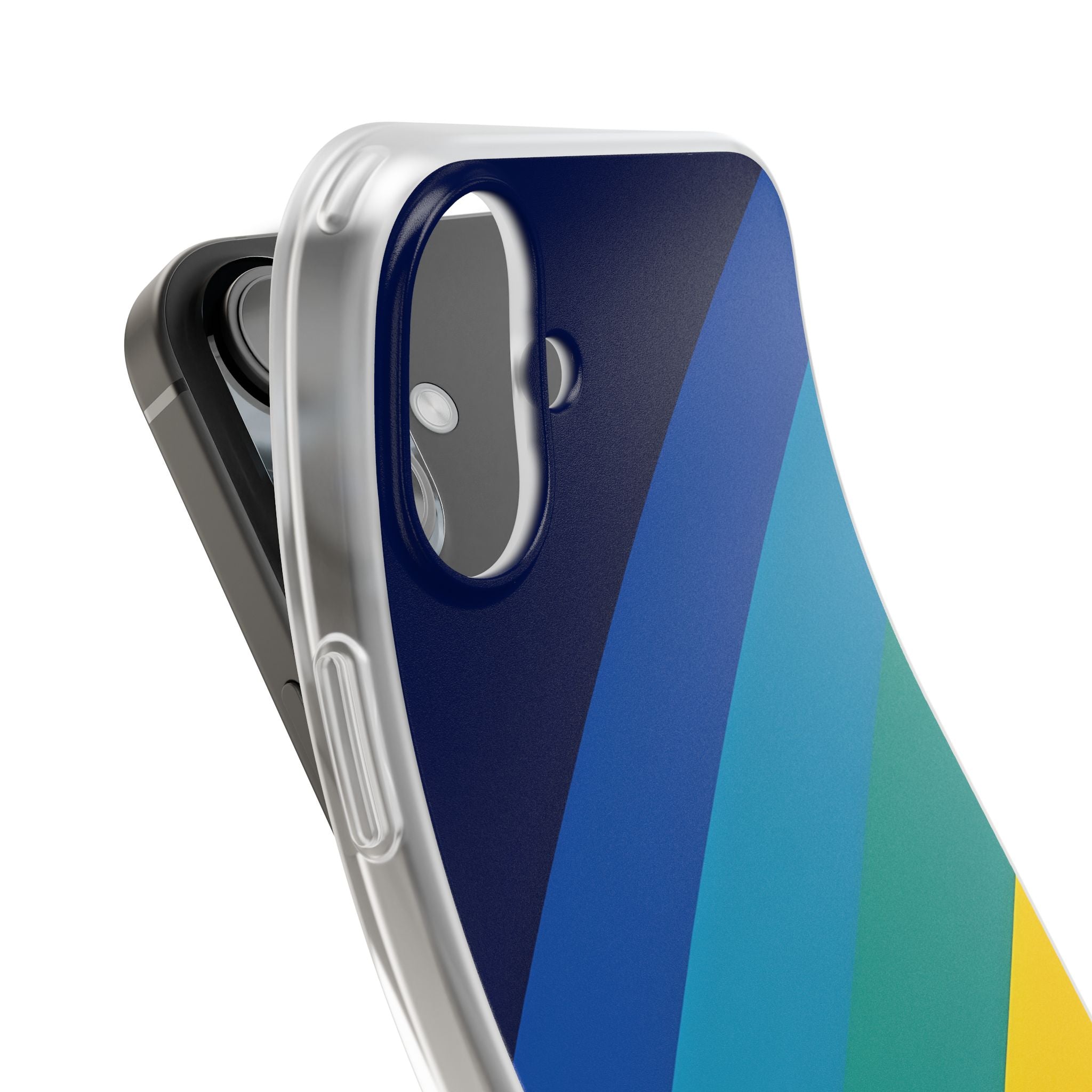 Prismatic Slant · Soft Phone Case for iPhone