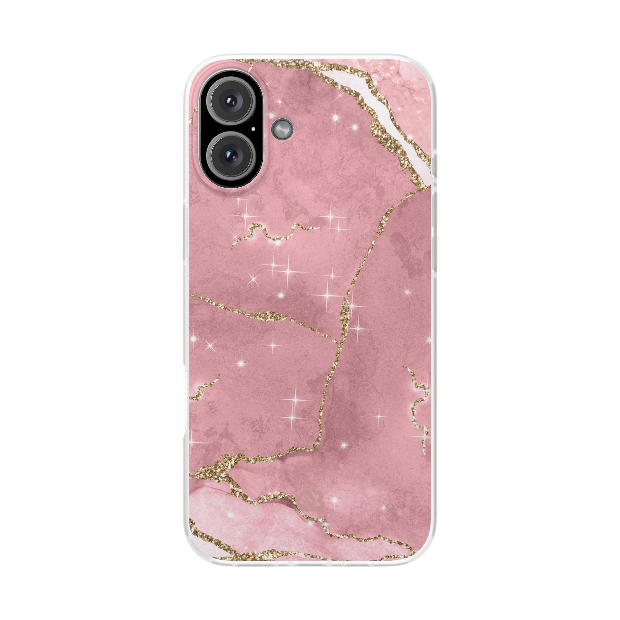 Rose Sparkle Marble · Soft Coque de téléphone pour iPhone