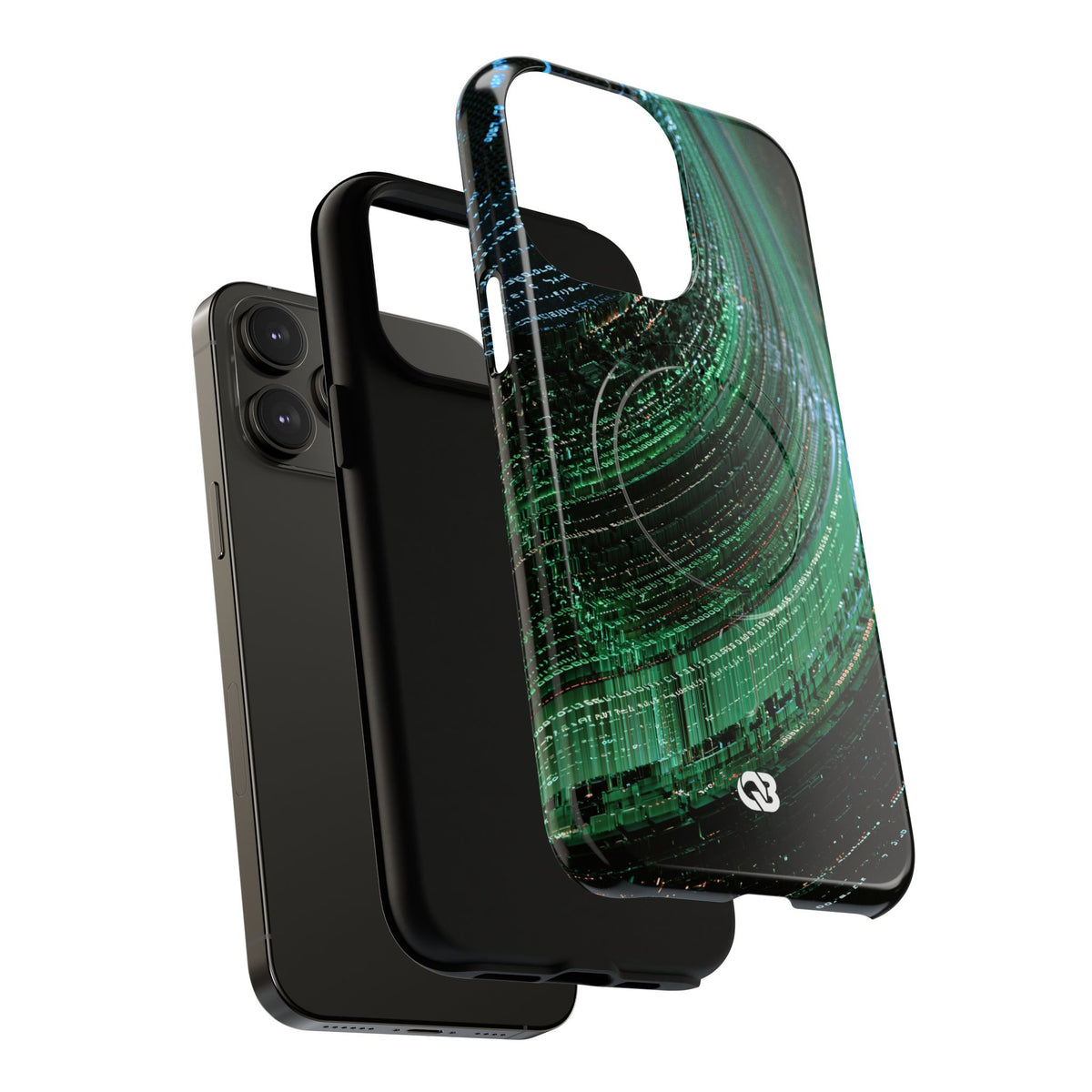 Orbital Data Stream · Tough 2.0 Magnetic Phone Case for iPhone · Green