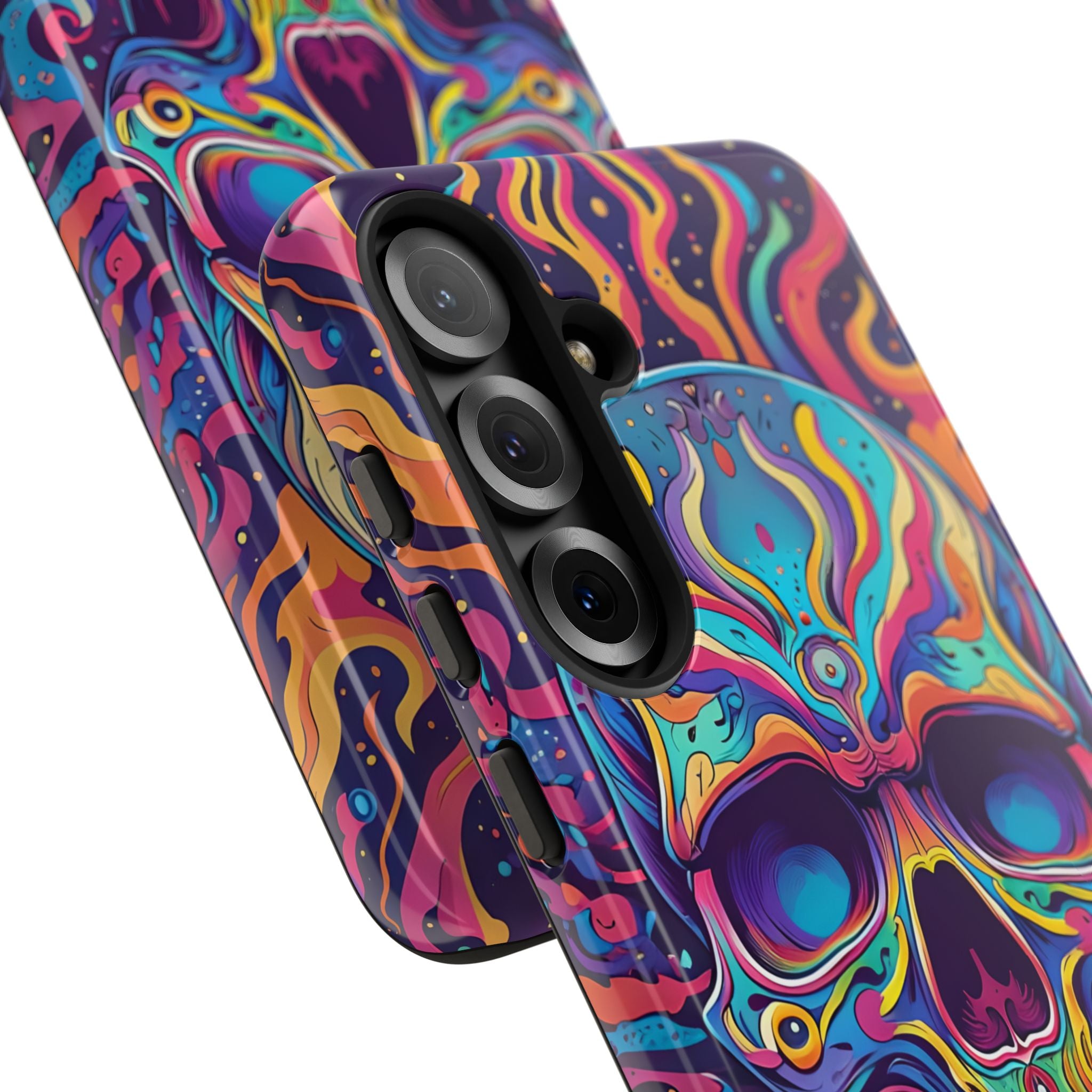 Flaming Skull Samsung S25 Plus - Tough suojakotelo