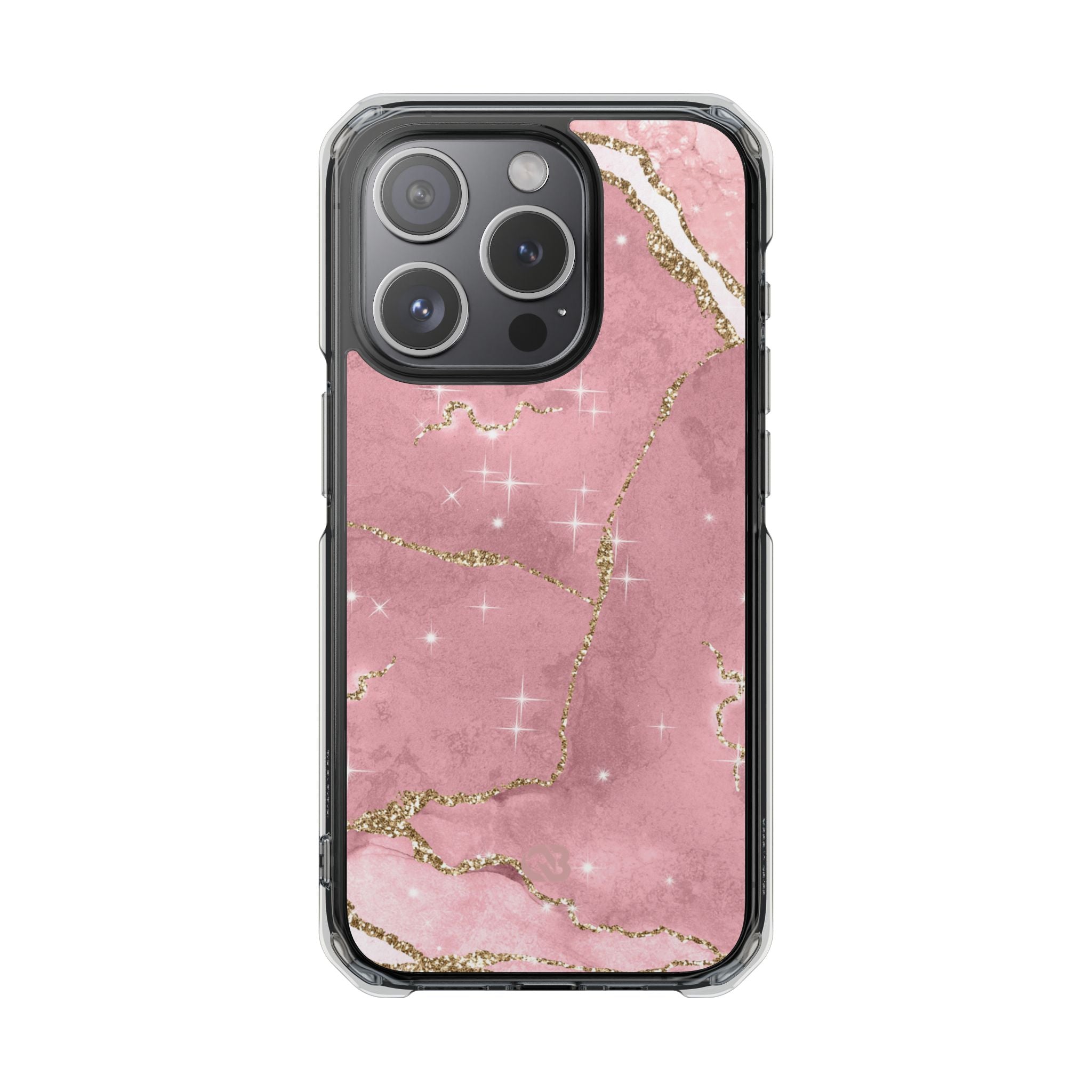 Rose Sparkle Marble · Impact Coque de téléphone pour iPhone · Magsafe