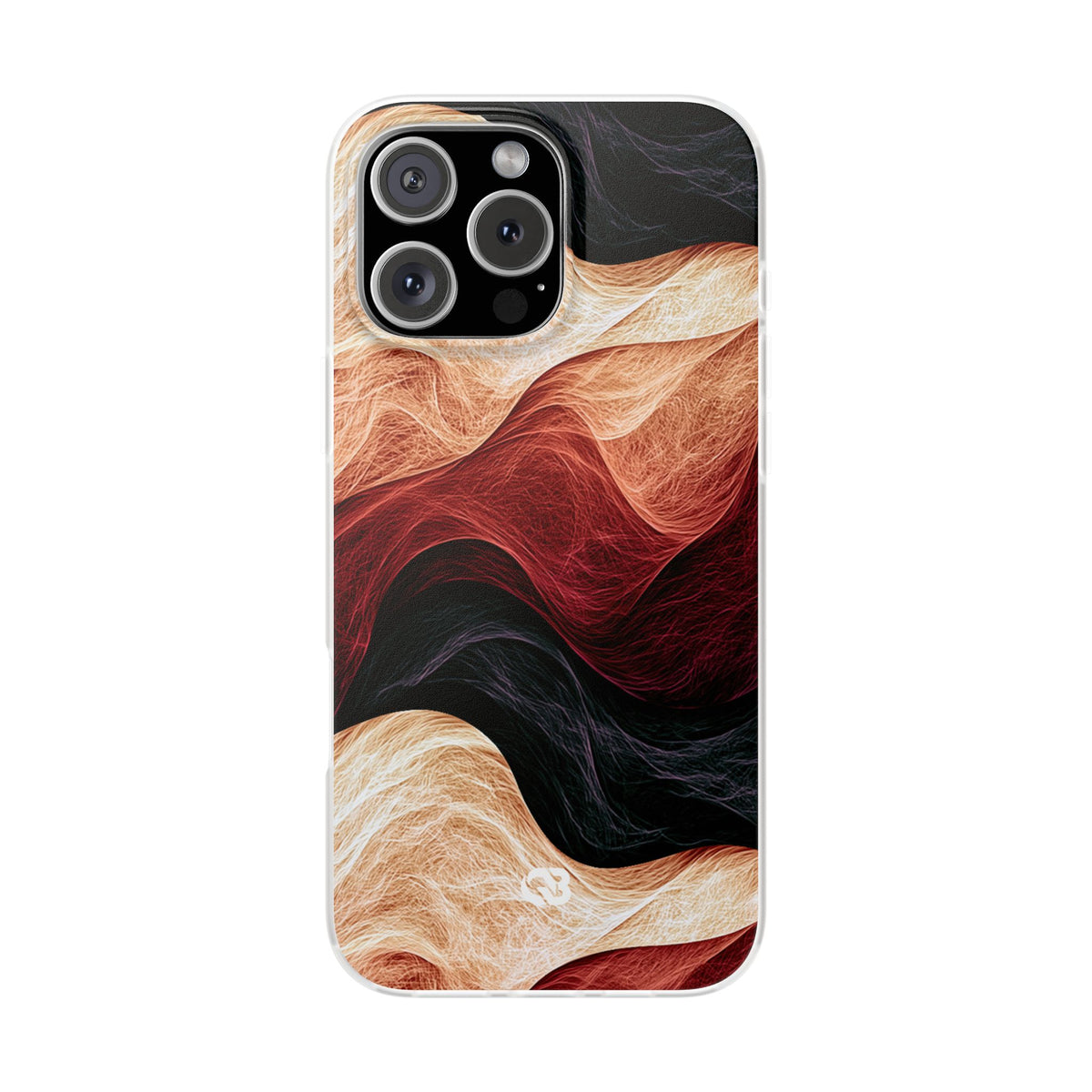 Ember Wave Dispersion · Lite Phone Case for iPhone · Red