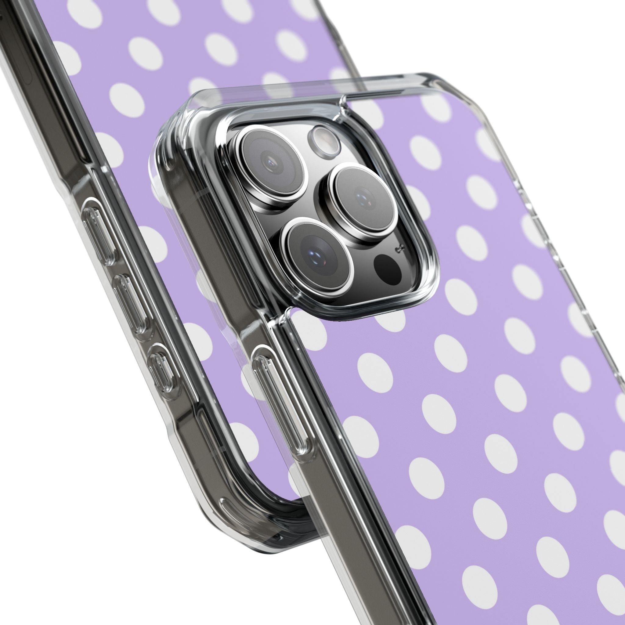 Lavender Polka Grid · Impact Telefoncover til iPhone · Magsafe