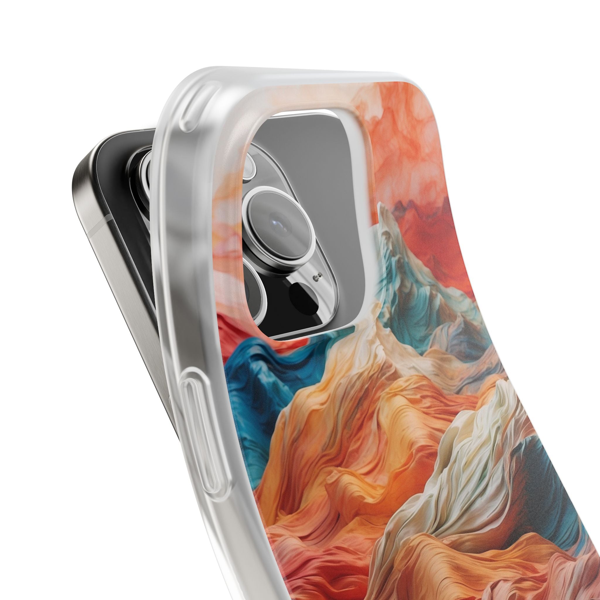 Molten Ridge Flow · Soft Phone Case for iPhone