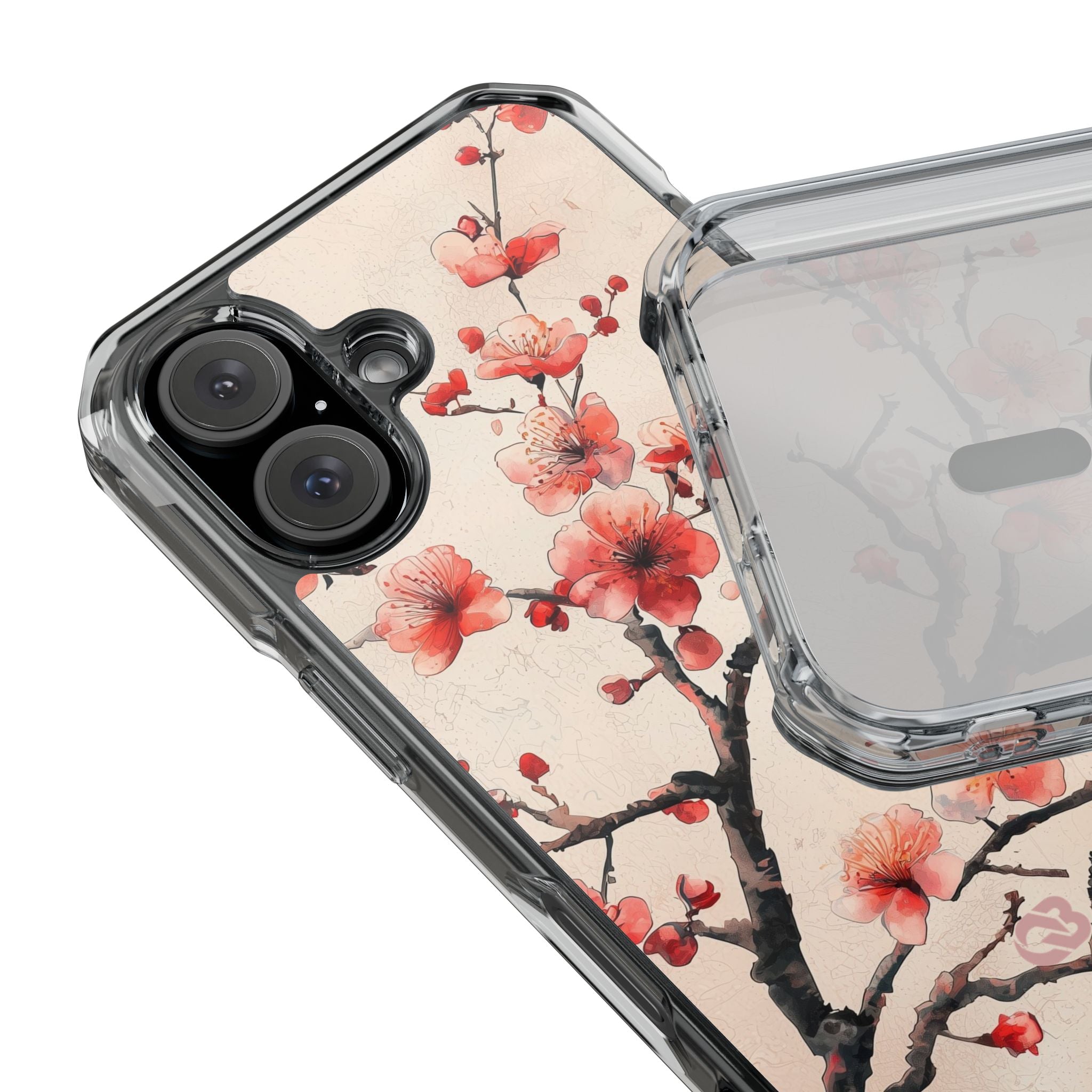 Crimson Silk Flora · Impact Handyhülle für iPhone · Magsafe