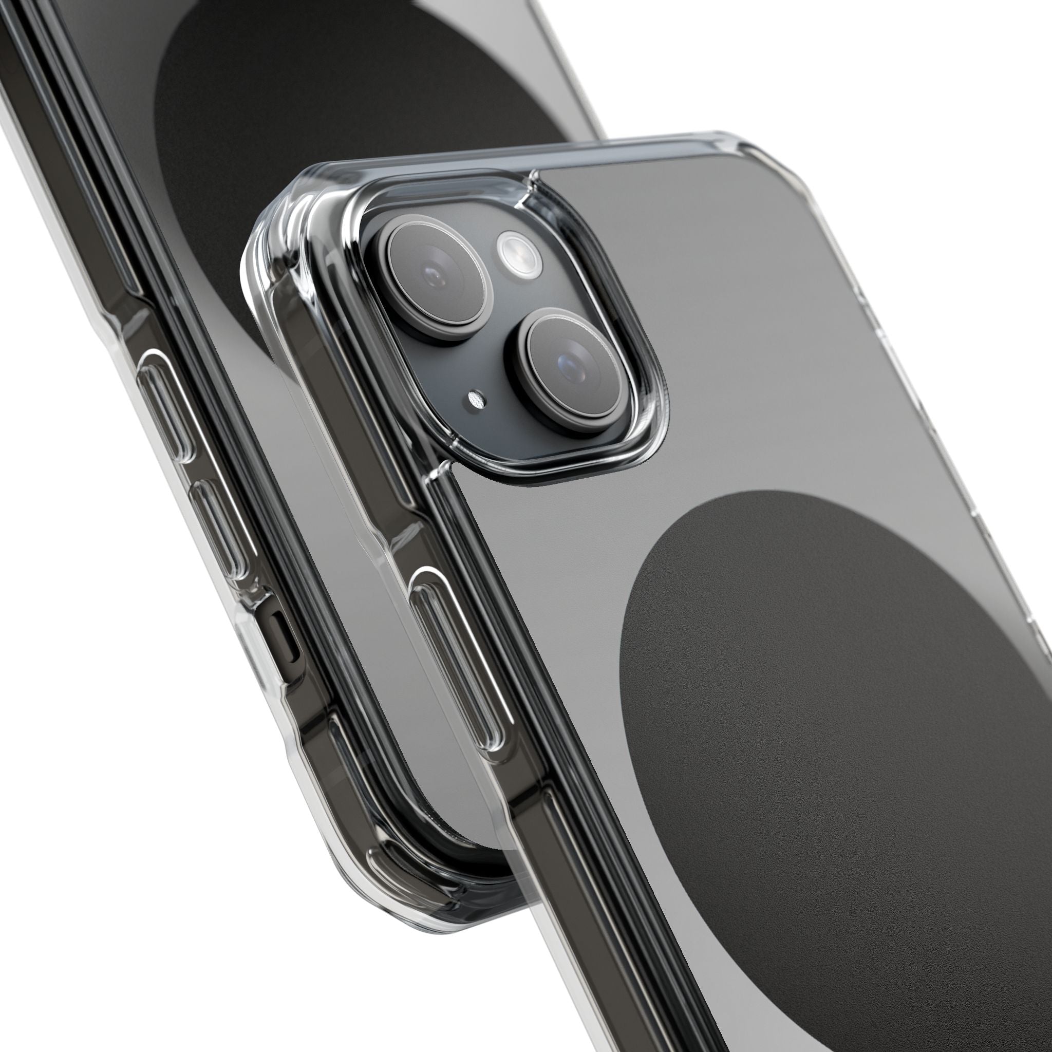 Grey Impact MagSafe Phone Case for iPhone - Matte Onyx Sphere