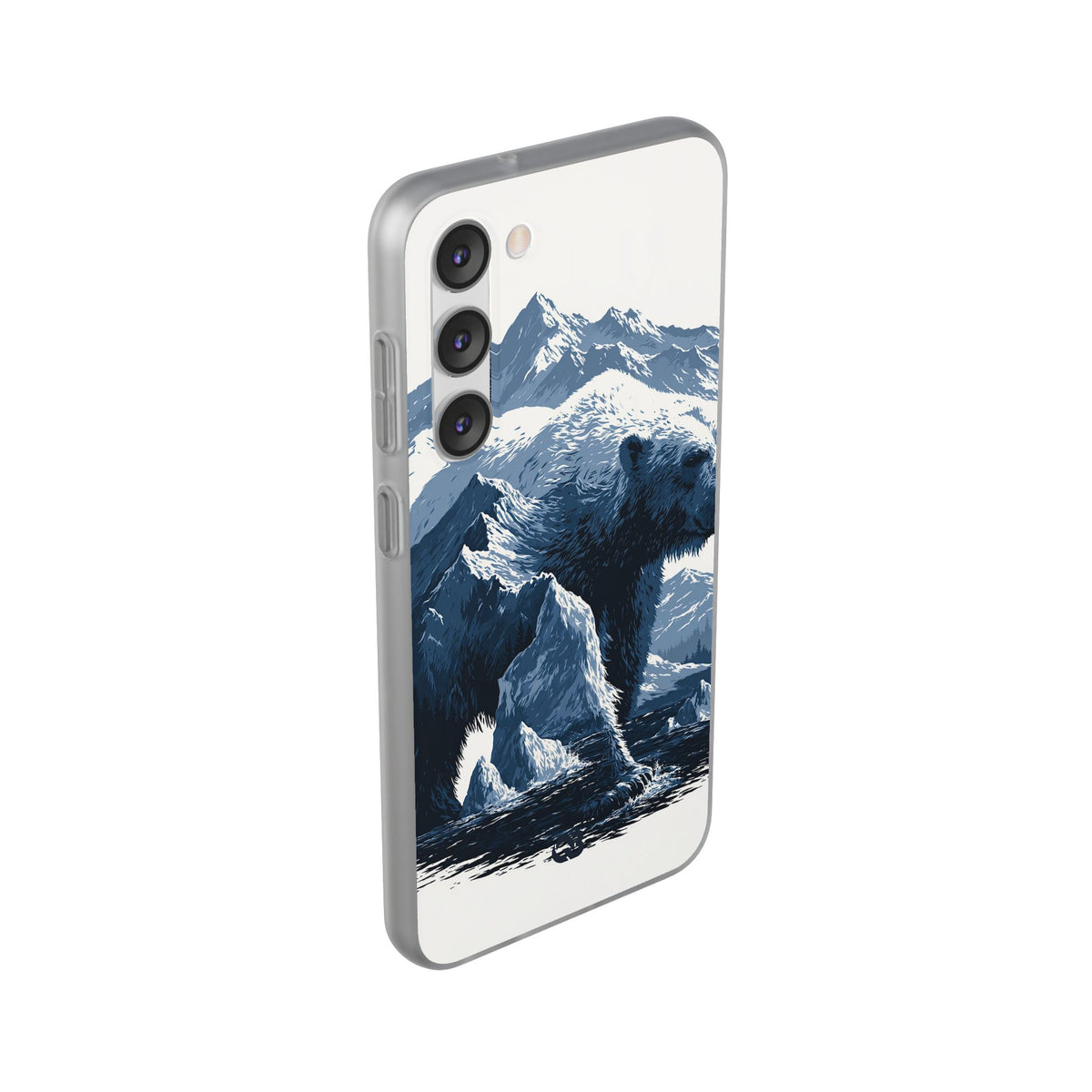 Fjord Summit Bear · Lite Phone Case for Samsung · Blue