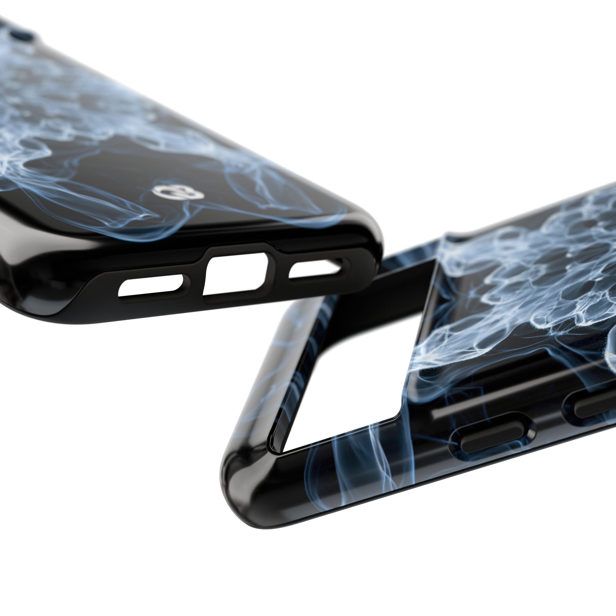 Blue Tough Phone Case for Google Pixel - Glacial Smoke Crown