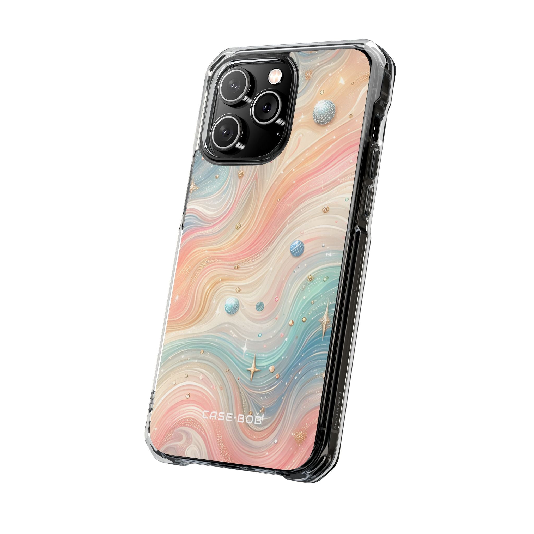 Iridescent Swirls iPhone 14 Pro Max Case - Impact